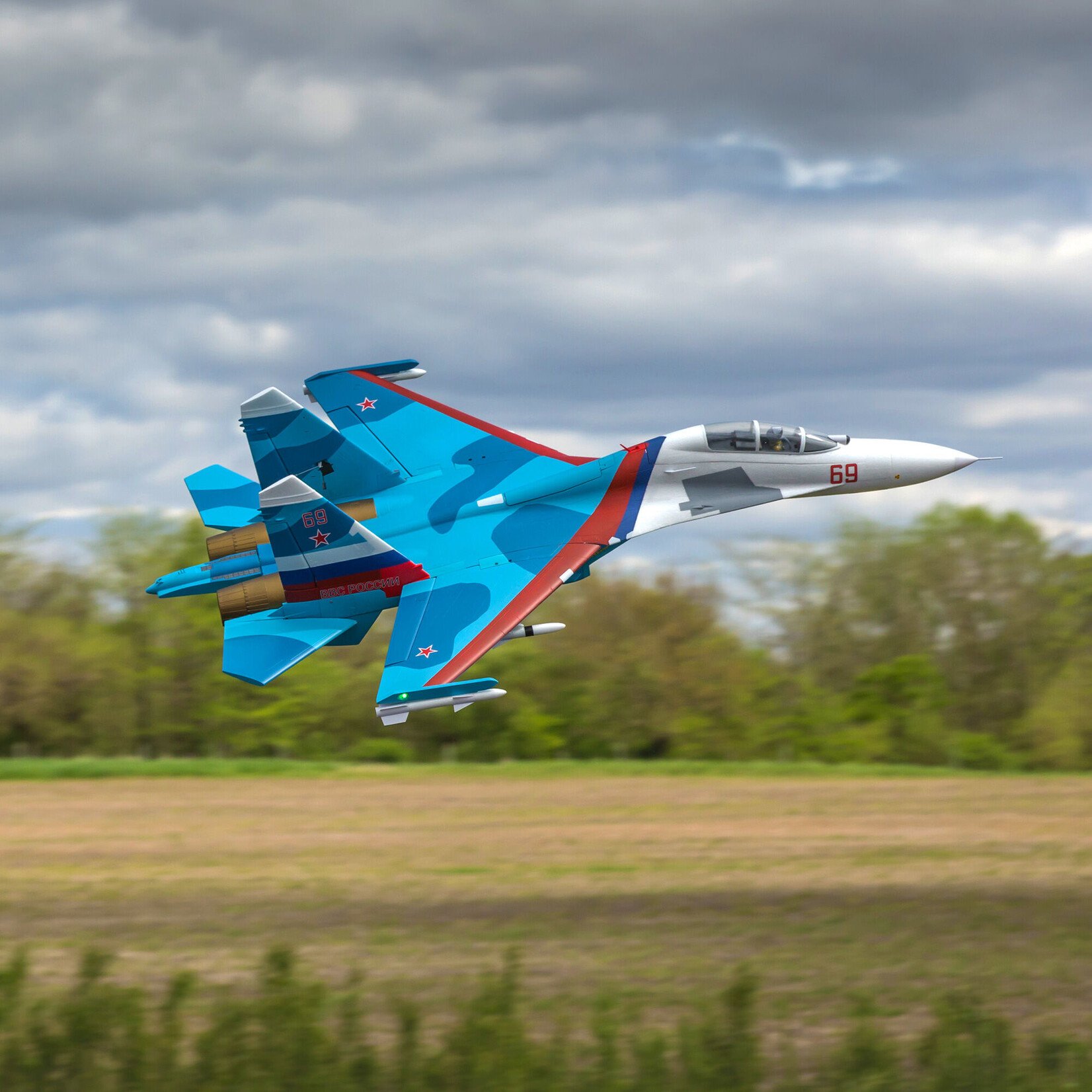 E-Flite SU-30 Twin 70mm EDF BNF Basic with AS3X and SAFE Select