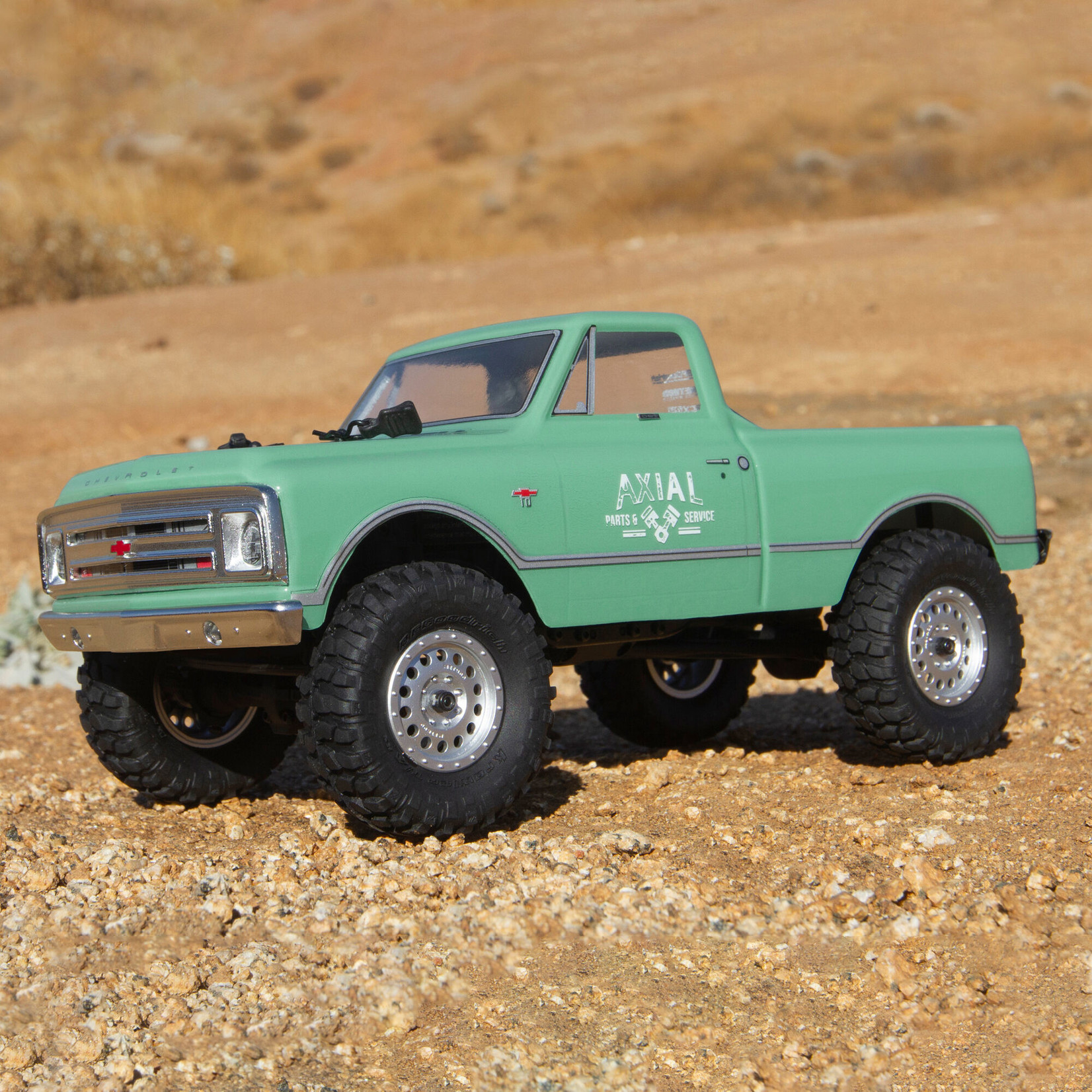 Axial 1/24 SCX24 1967 Chevrolet C10 4WD Truck Brushed RTR, Green