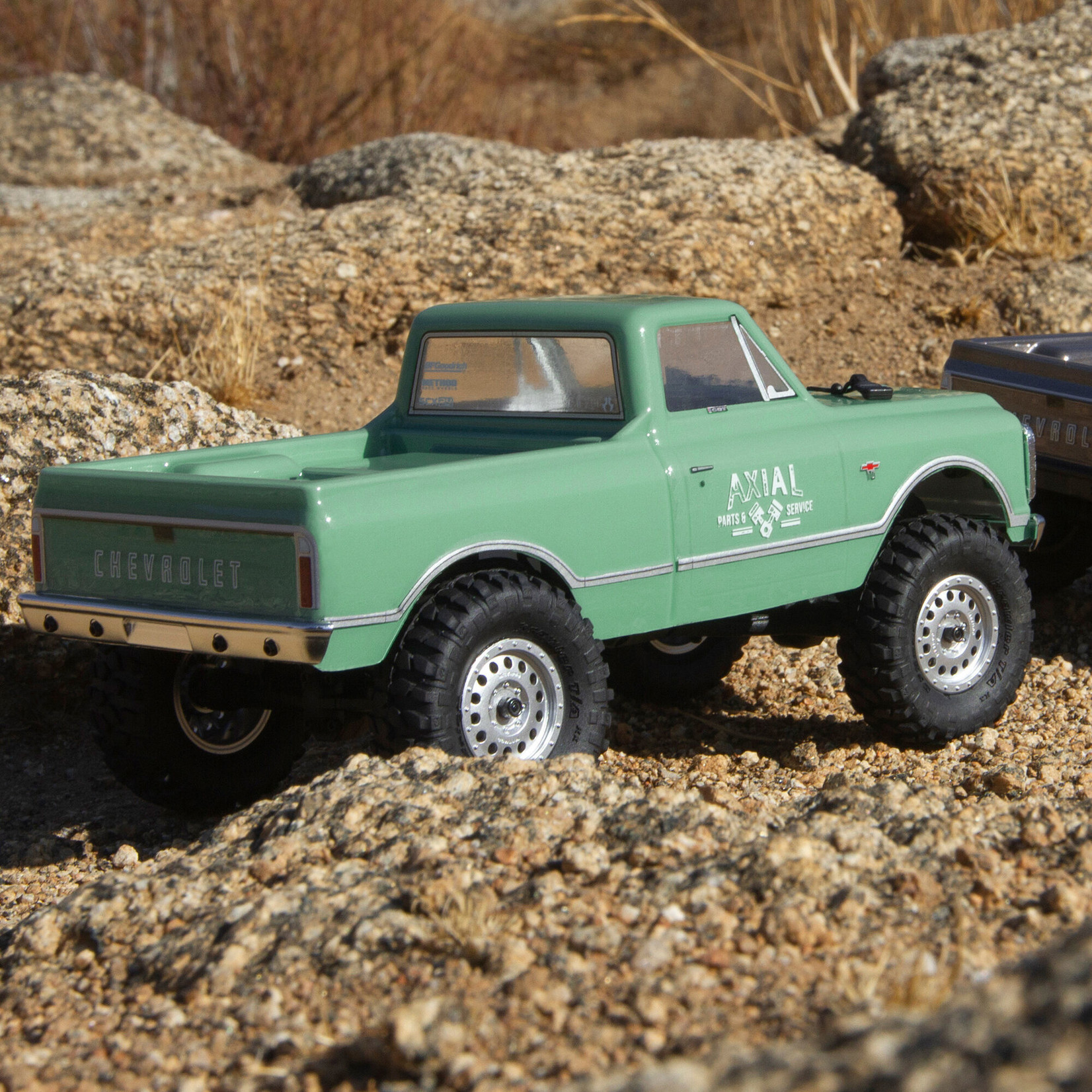 Axial 1/24 SCX24 1967 Chevrolet C10 4WD Truck Brushed RTR, Green