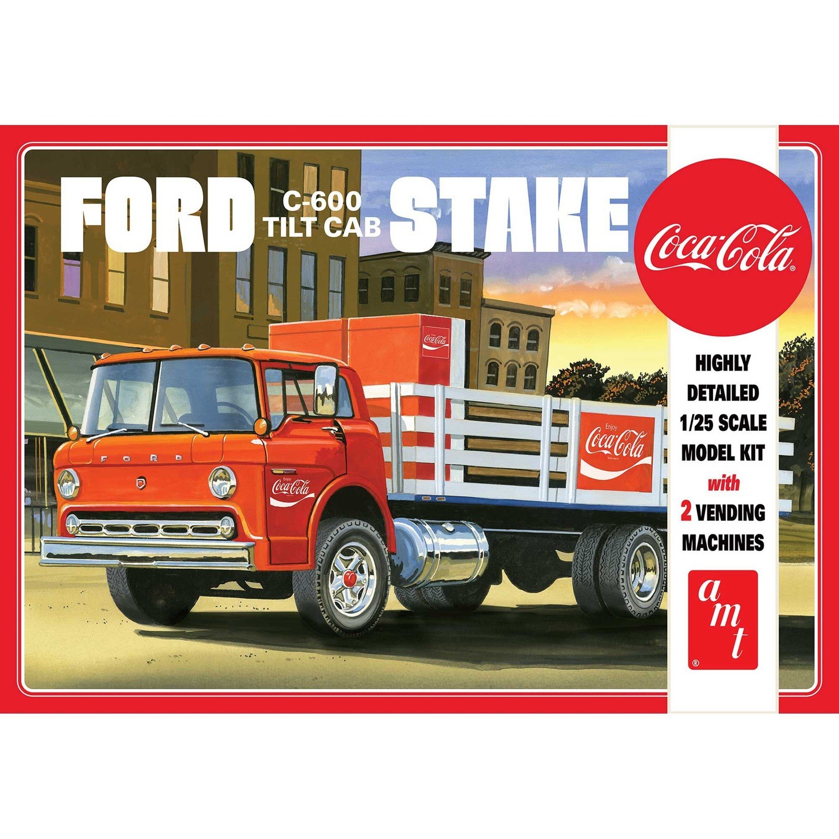 AMT 1/25 Ford C600 Stake Bed with Coca-Cola Machine
