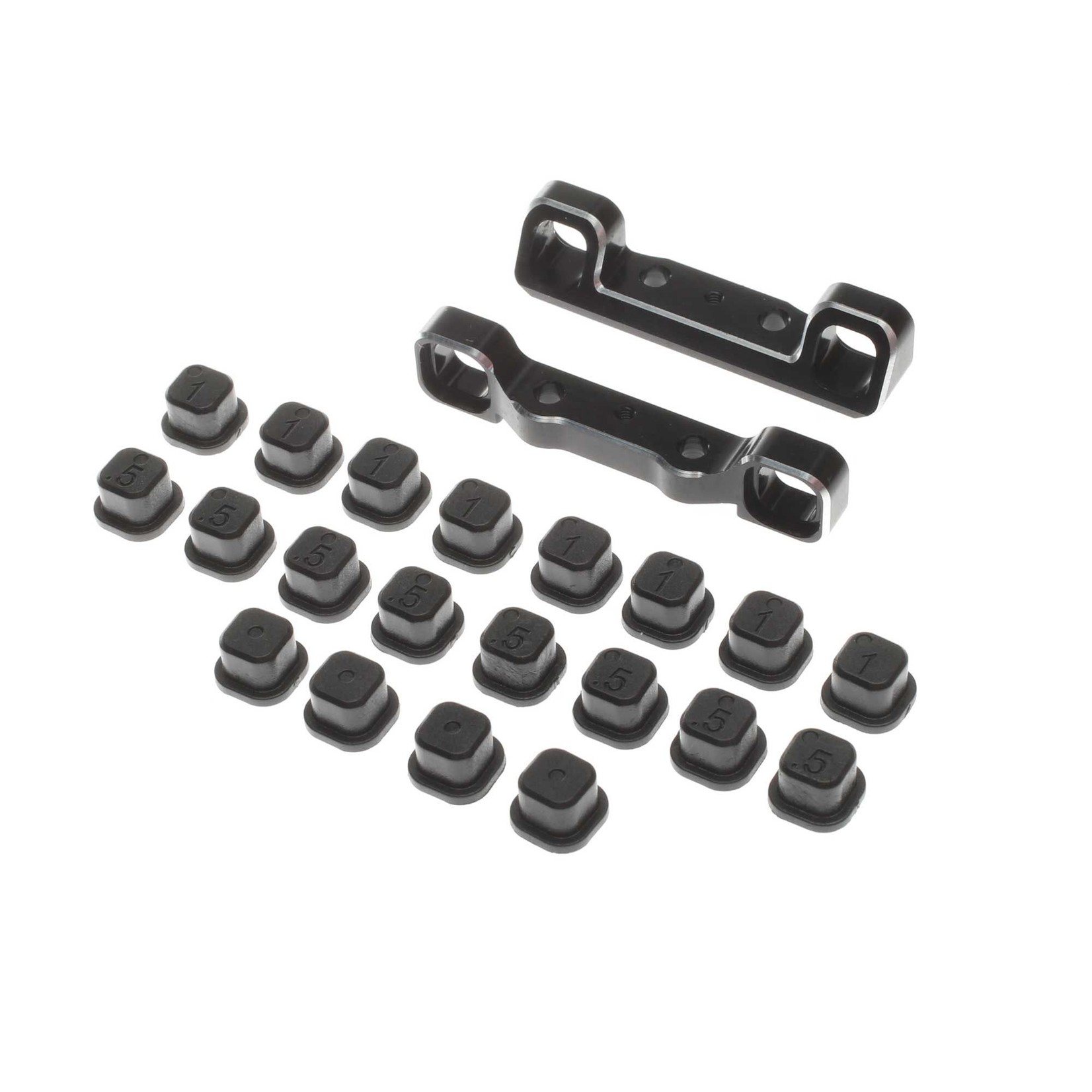 Team Losi Racing (TLR) Adjustable Pivot Set C & D Black: 22 5.0