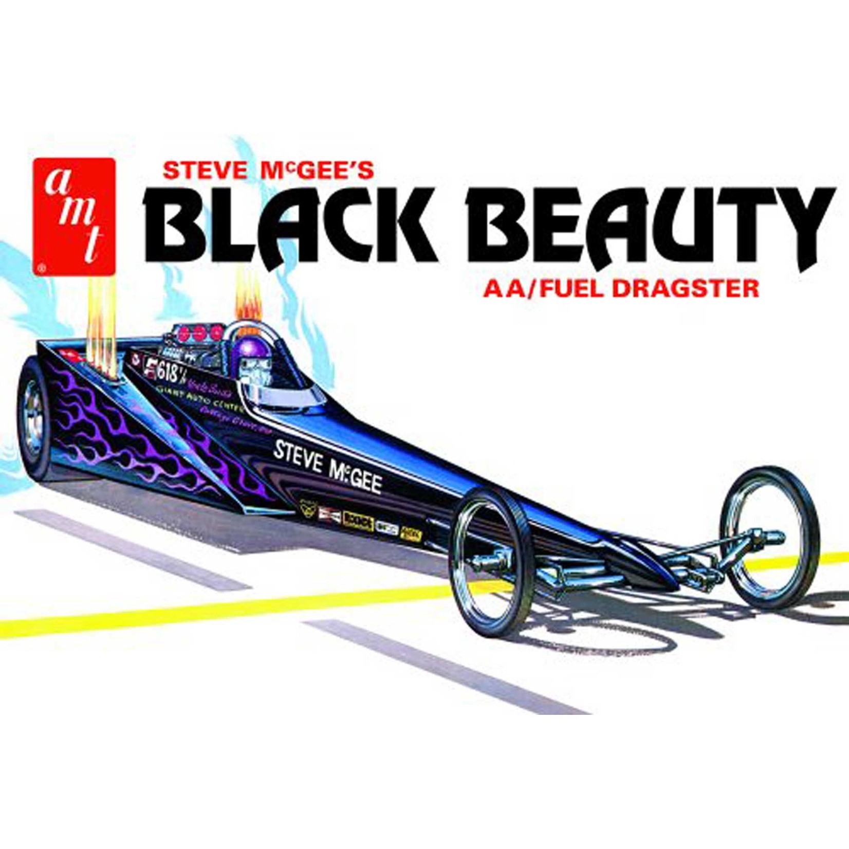 AMT 1/25 Steve McGee Black Beauty Wedge Dragster