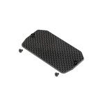 Team Losi Racing (TLR) Carbon Electronics Mounting Plate: 22 5.0