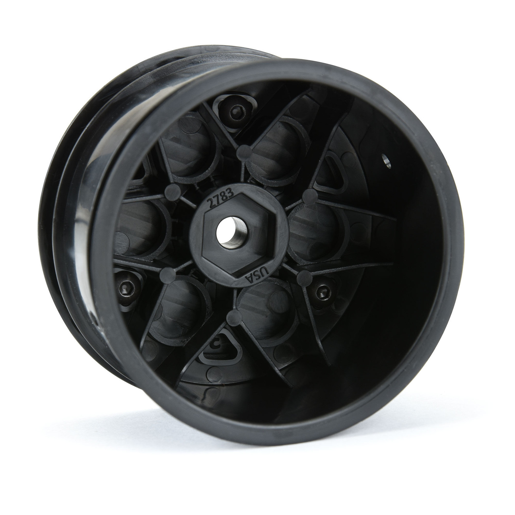 Pro-Line 1/10 Showtime Rear 2.2" 12mm Sprint Car Wheels (2) Black