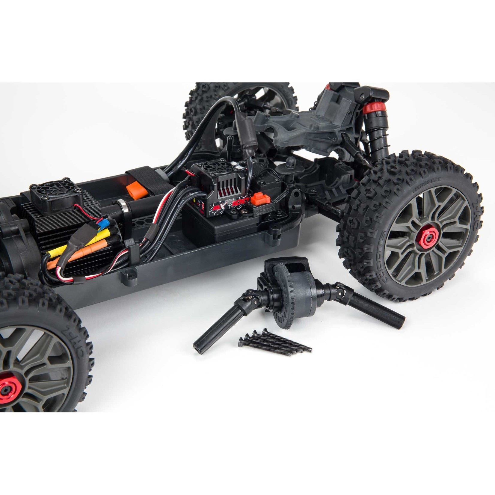 Arrma 1/8 TYPHON 4WD V3 3S BLX Brushless Buggy RTR,  Red