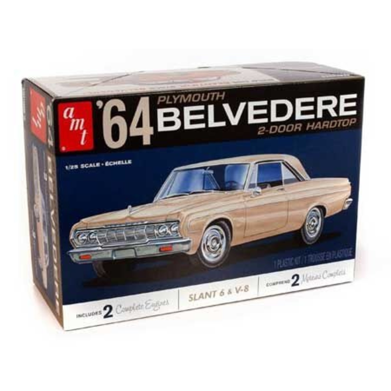AMT 1/25 1964 Plymouth Belvedere with Straight 6 Engine