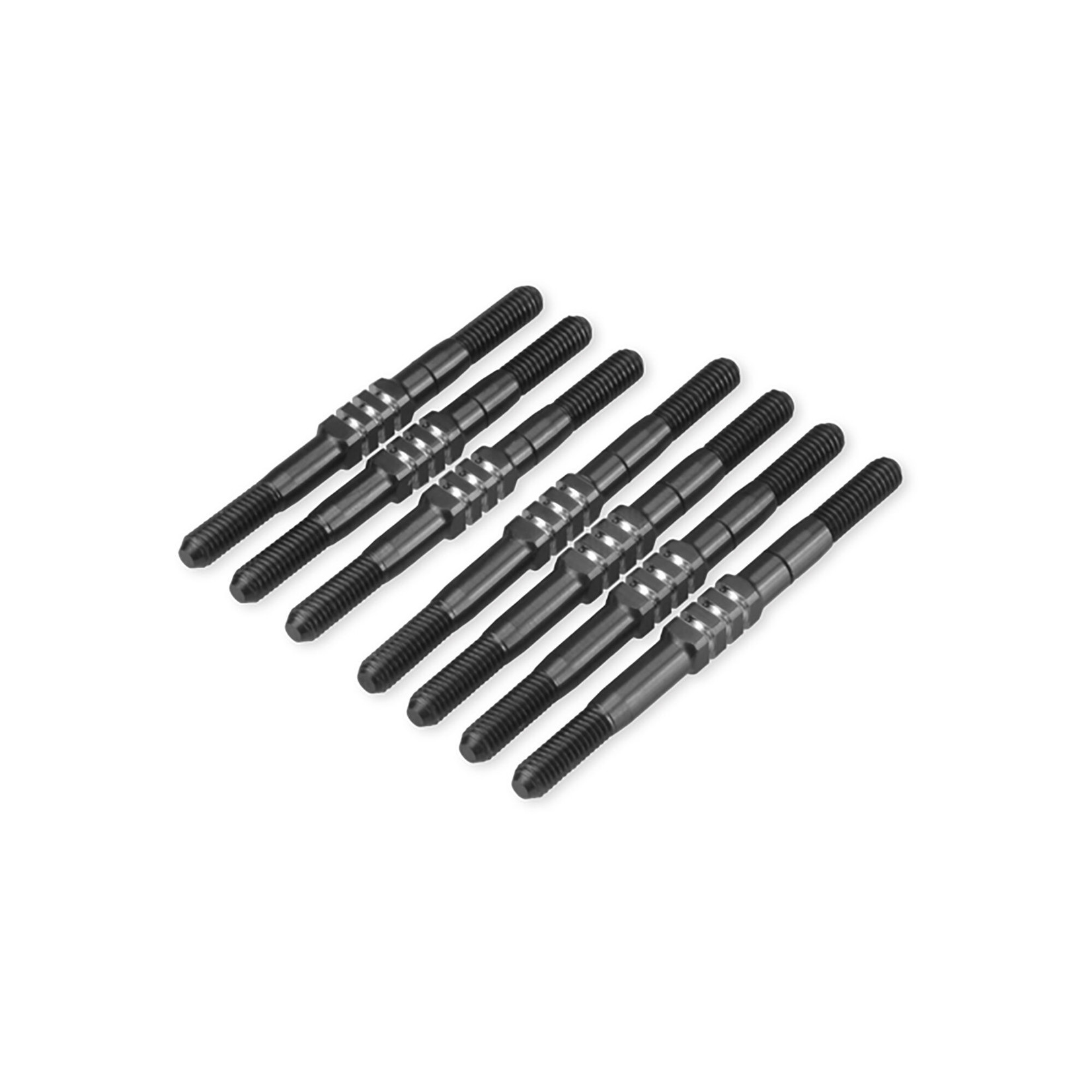 JConcepts TLR 22X-4 3.5mm Fin turnbuckle kit 7pc - black