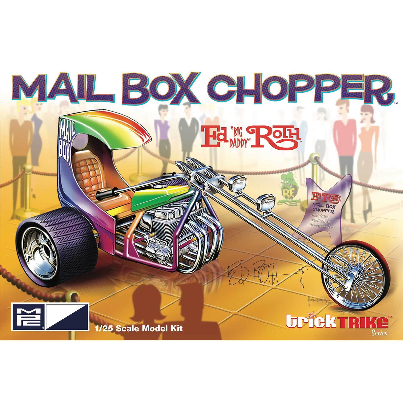 MPC 1/25 Ed Roth's Mail Box Clipper Trick Trike Series