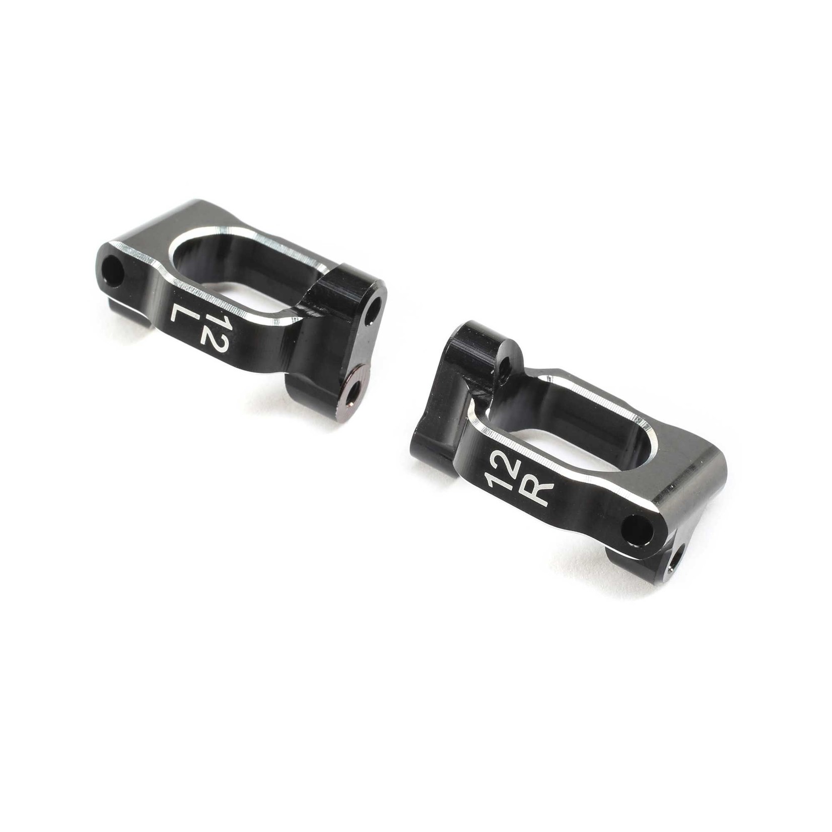 Team Losi Racing (TLR) Caster Block Set 12 deg Aluminum: 22X-4