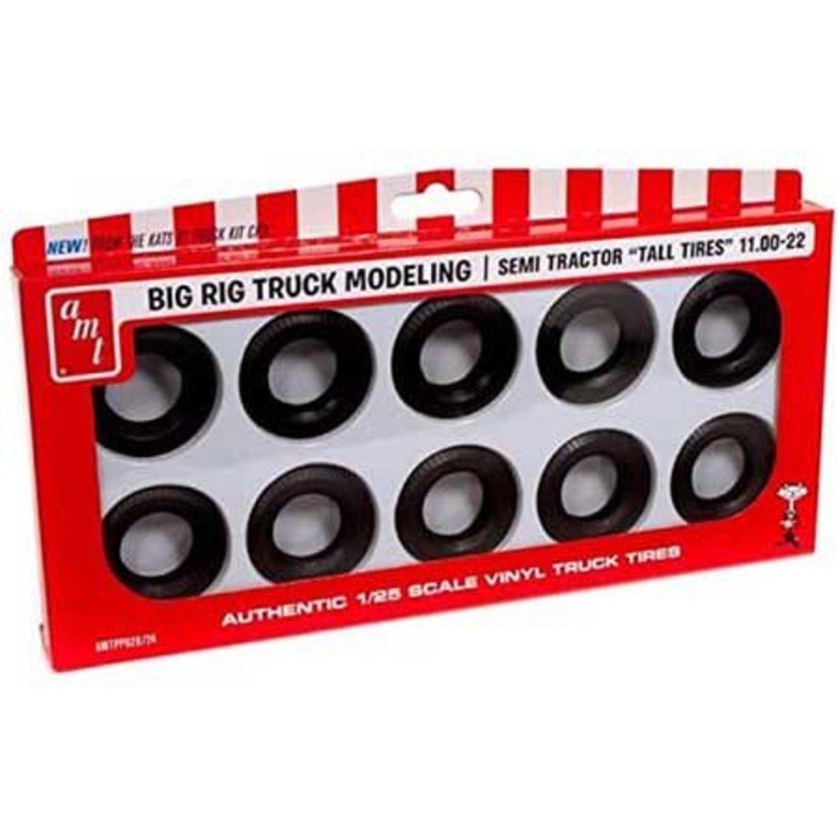 AMT 1/25 Semi Truck Tall Tires Pack
