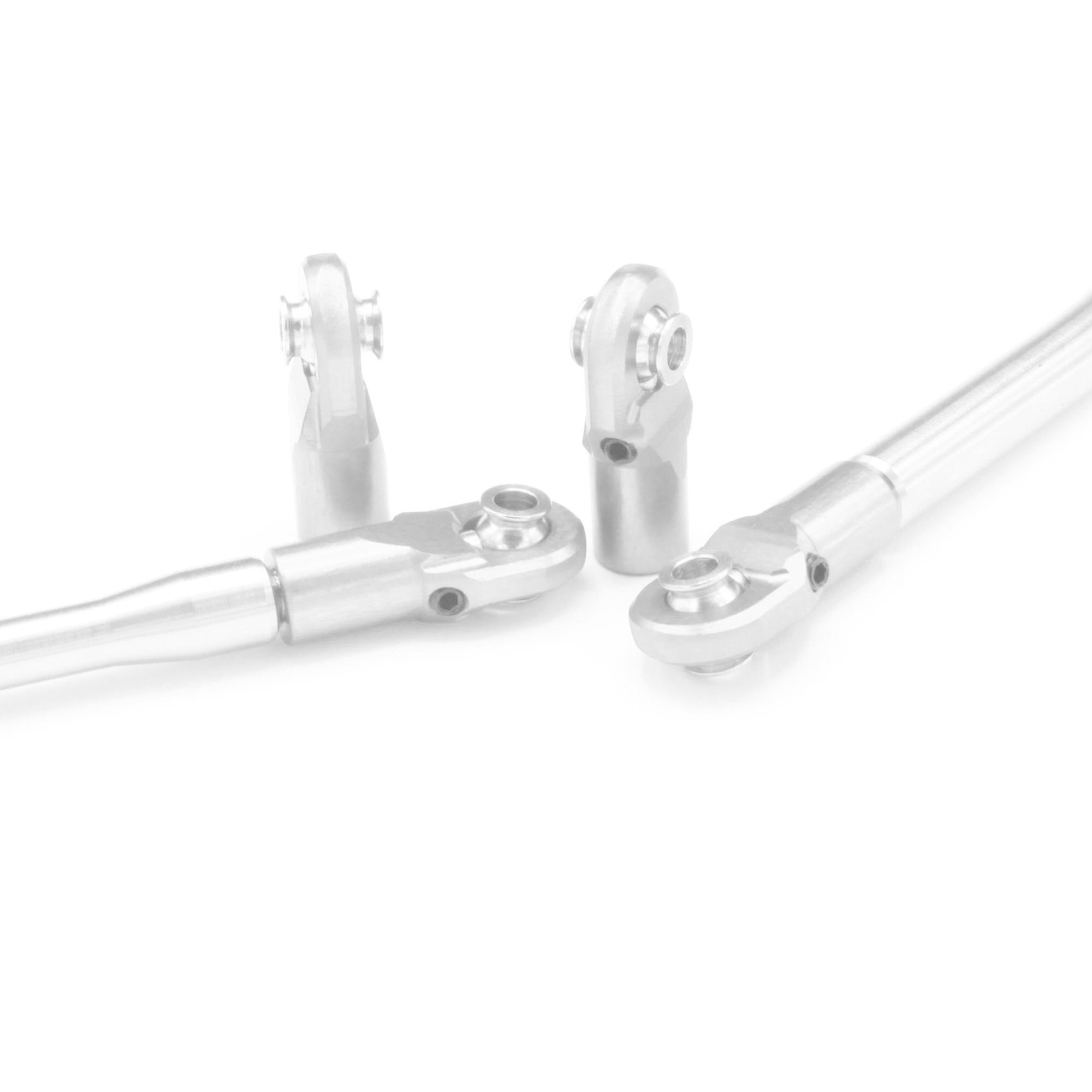 Vanquish Products Machined Rod Ends Clear - Straight M4