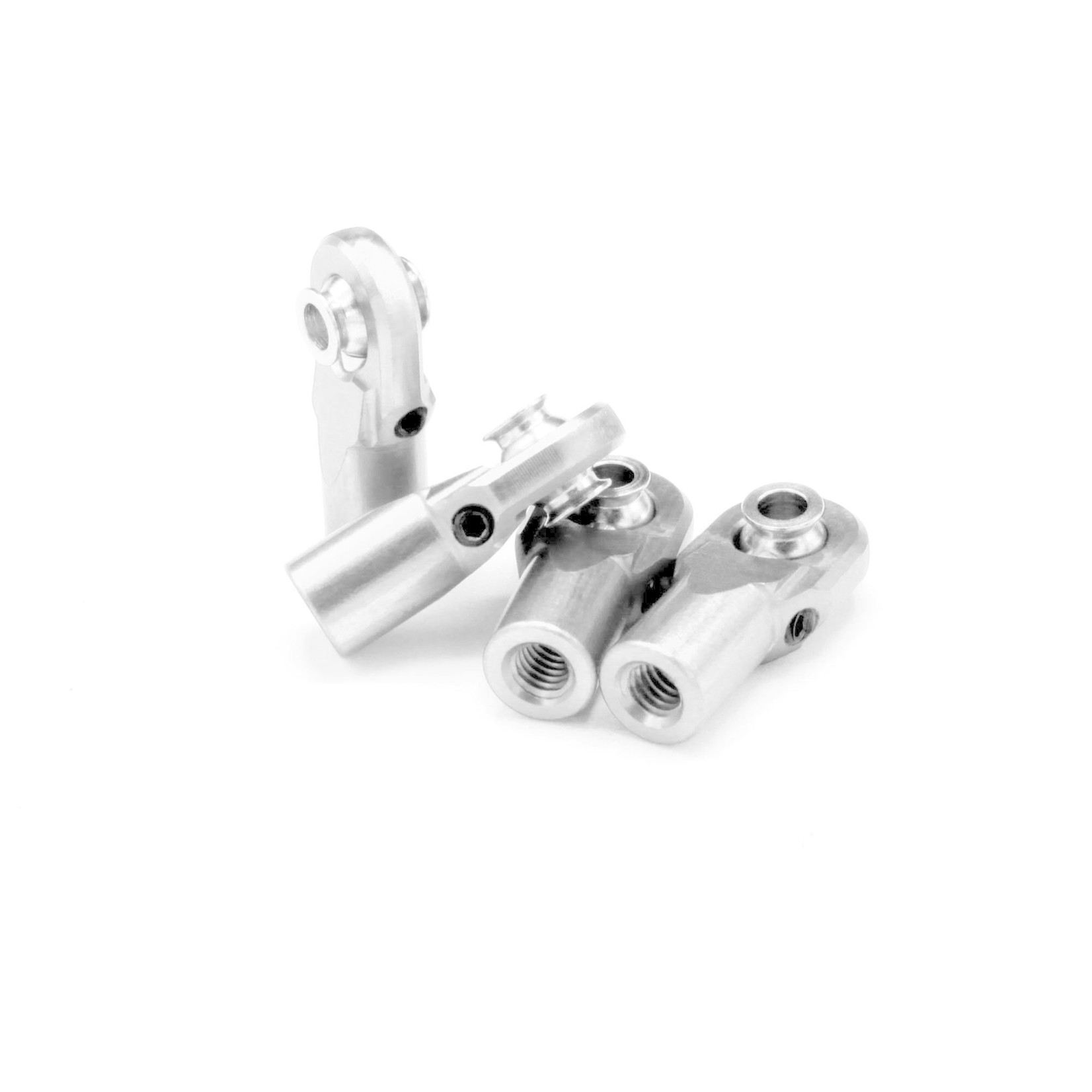Vanquish Products Machined Rod Ends Clear - Straight M4