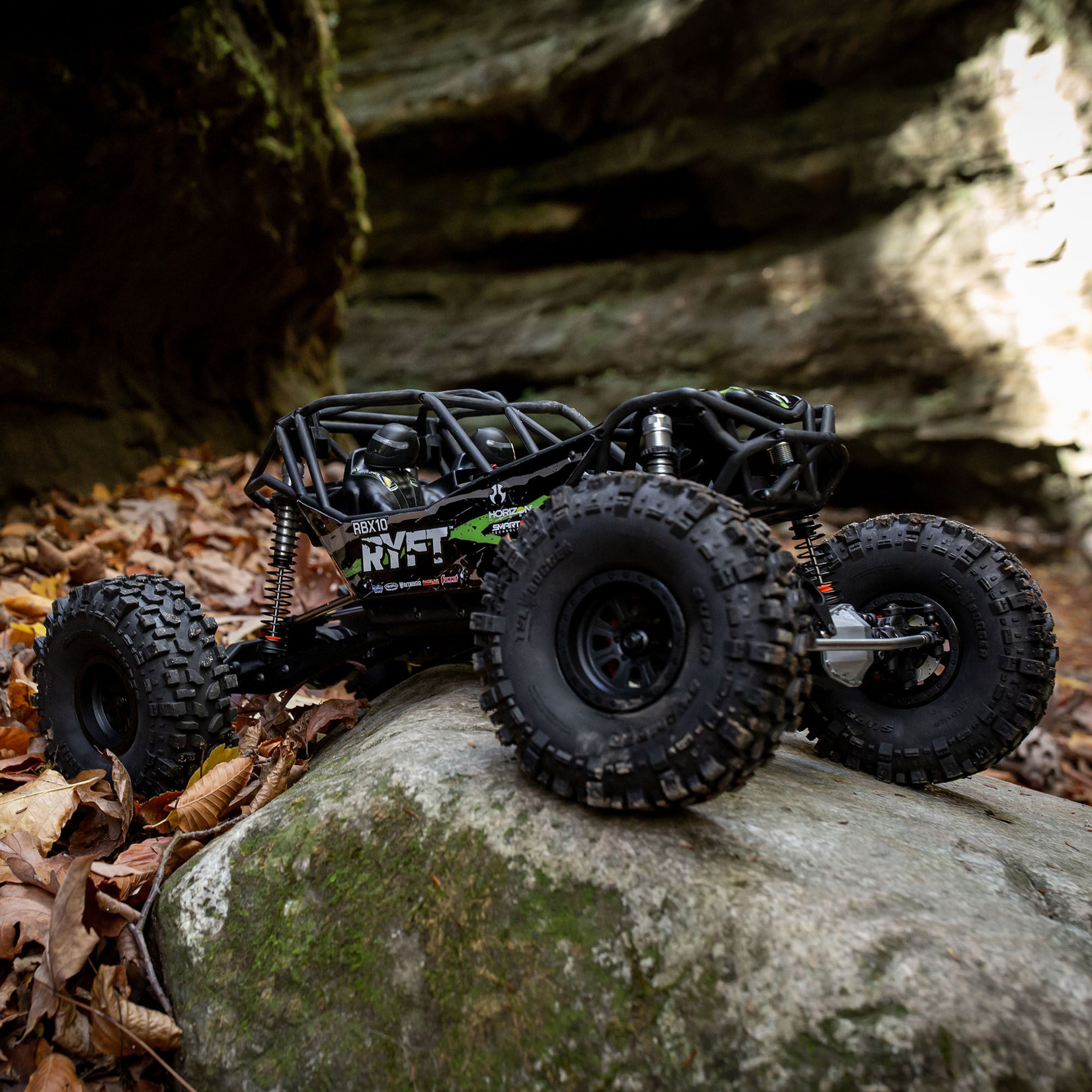 Axial 1/10 RBX10 Ryft 4WD Brushless Rock Bouncer RTR, Black