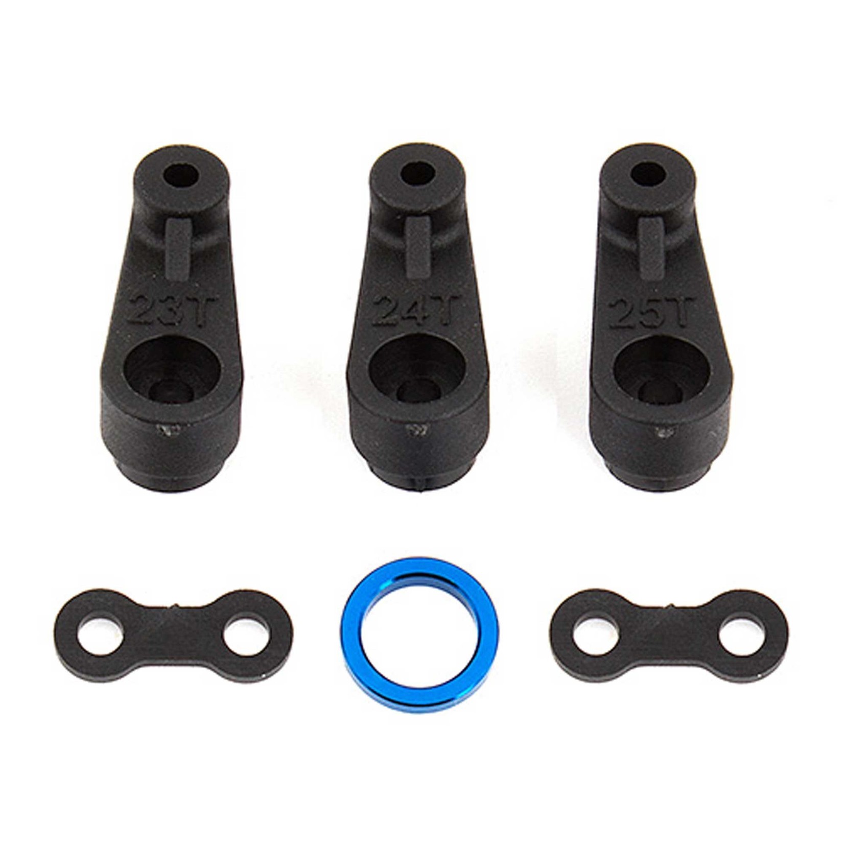 Team Associated B6 Servo Horns 15.5mm with Spacers and Support Ring