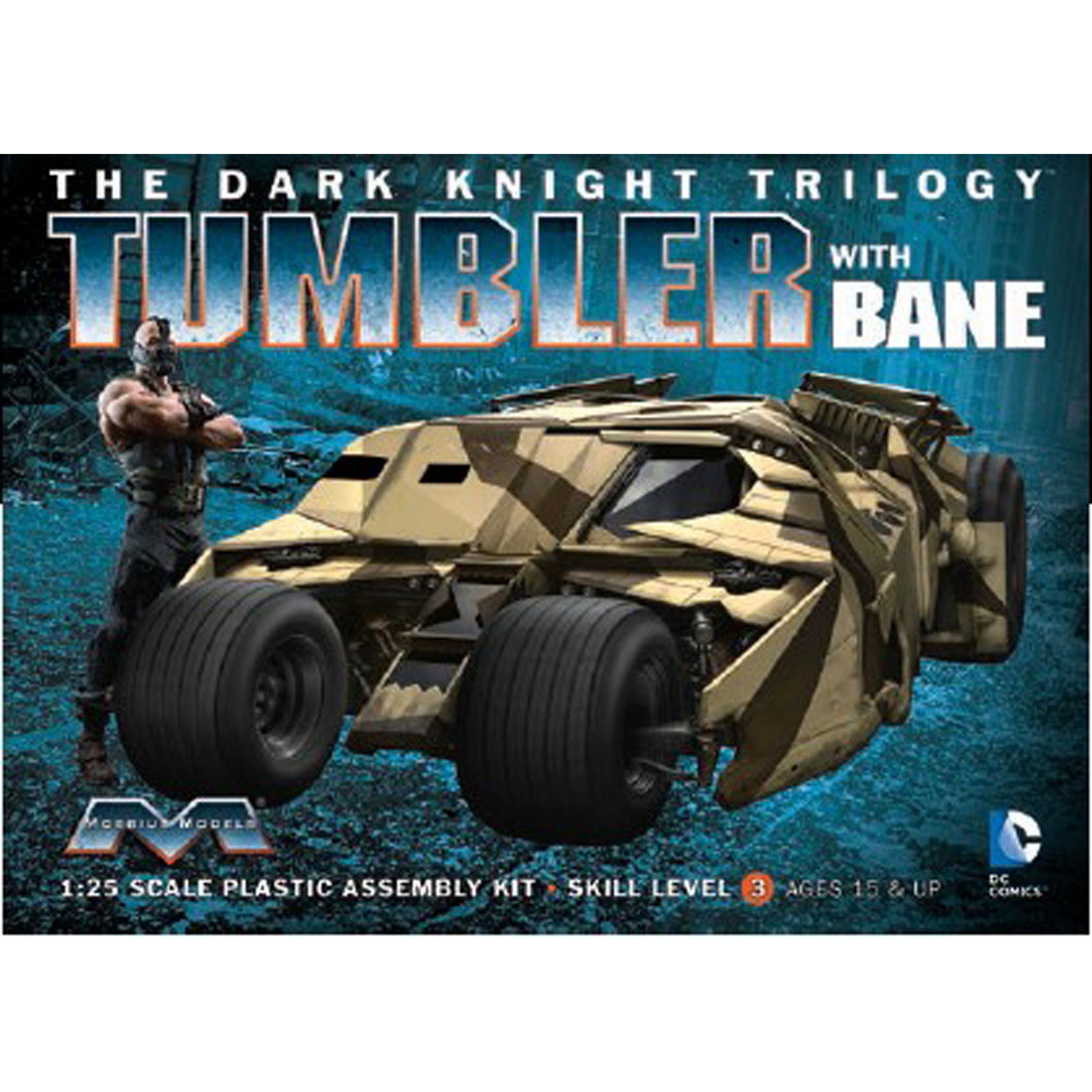 Moebius 1/25 Dark Knight Armored Tumbler with Bane