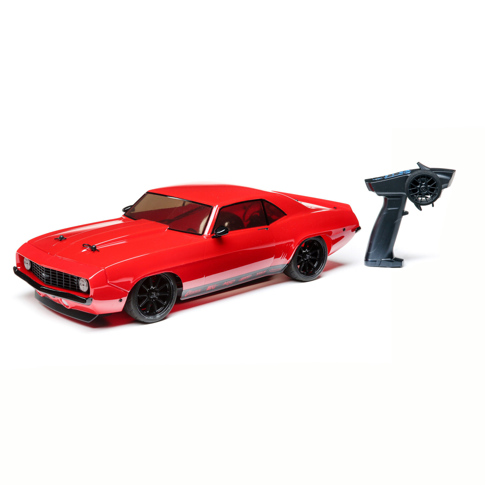 Losi 1/10 1969 Chevy Camaro V100 AWD Brushed RTR, Red