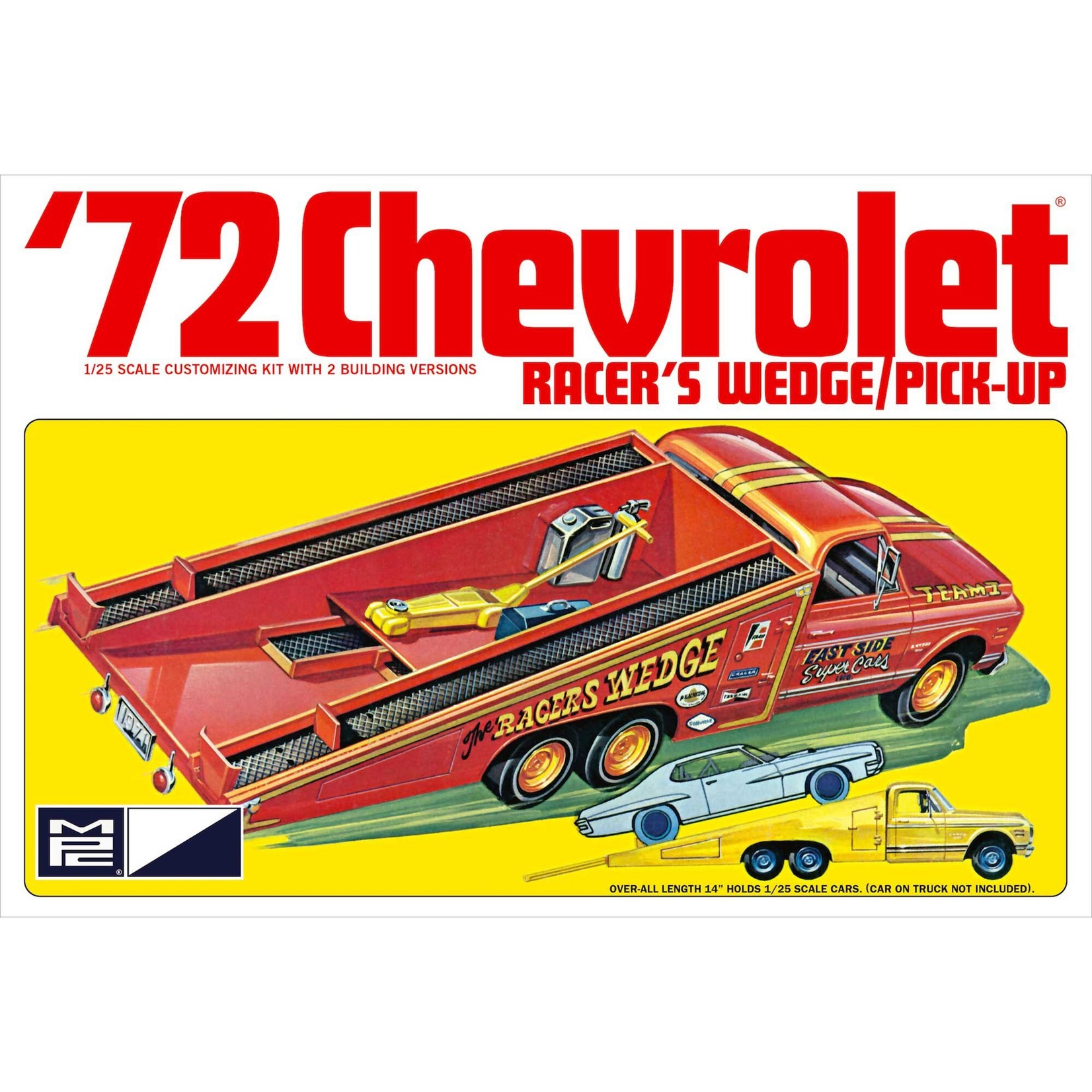 MPC 1/25 1972 Chevy Racer's Wedge Pick Up Model Kit