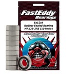 Fast Eddy 6x12x4 Rubber Sealed Bearing, MR126-2RS