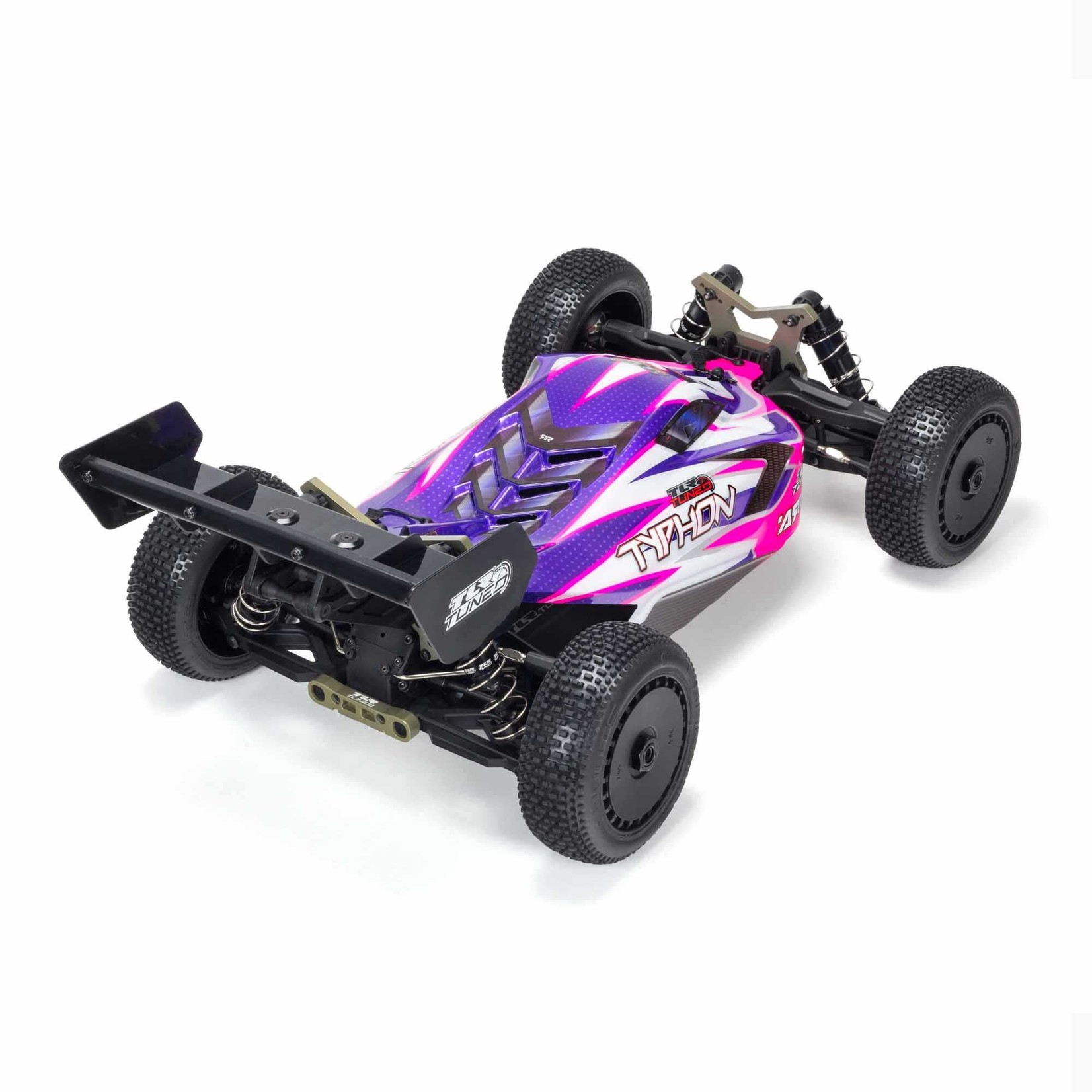 Arrma 1/8 TLR Tuned TYPHON 4WD Roller Buggy, Pink/Purple