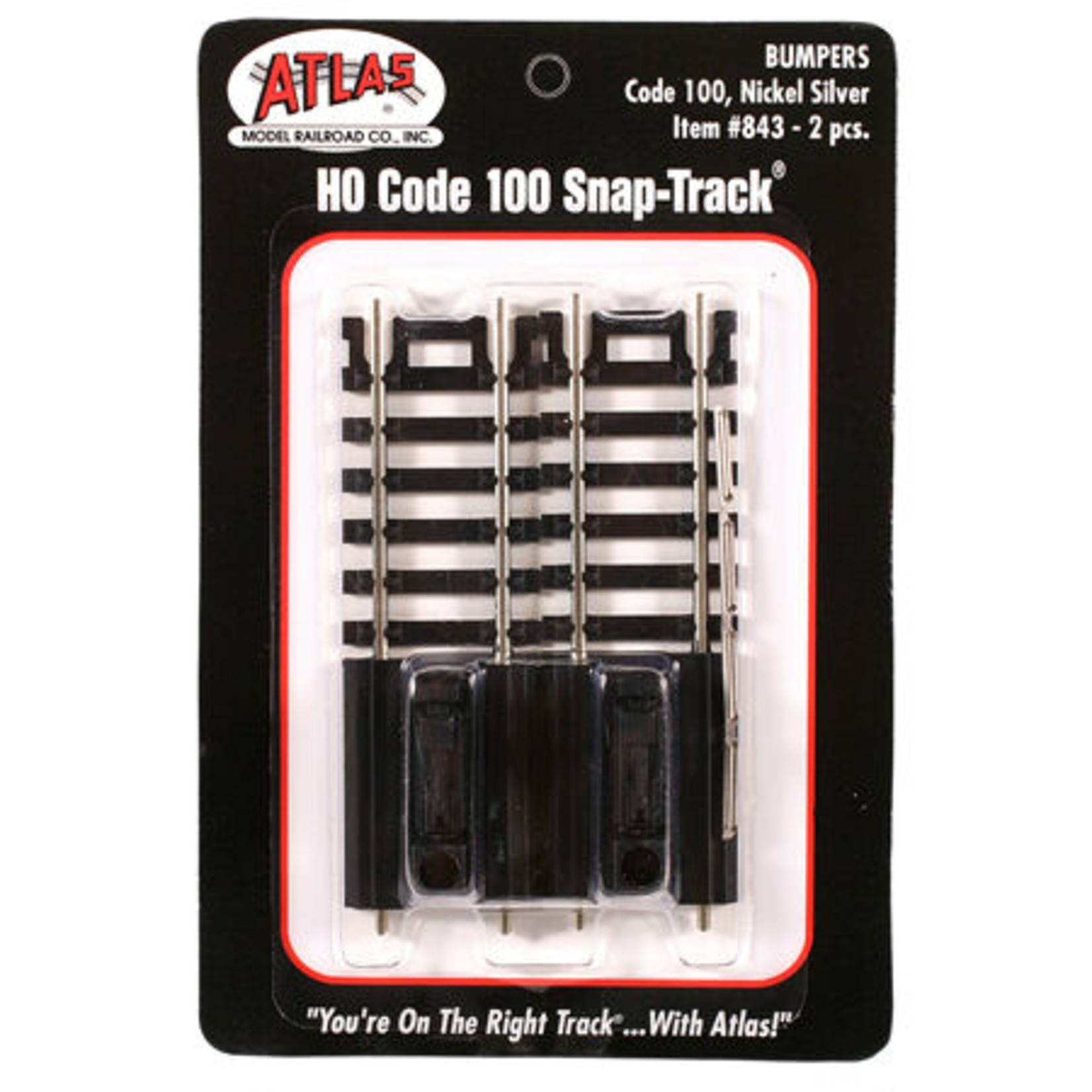 Atlas HO Code 100 Bumpers (2)