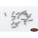 RC4WD Miniature Scale Hex Bolts (M1.6 x 4mm), Silver