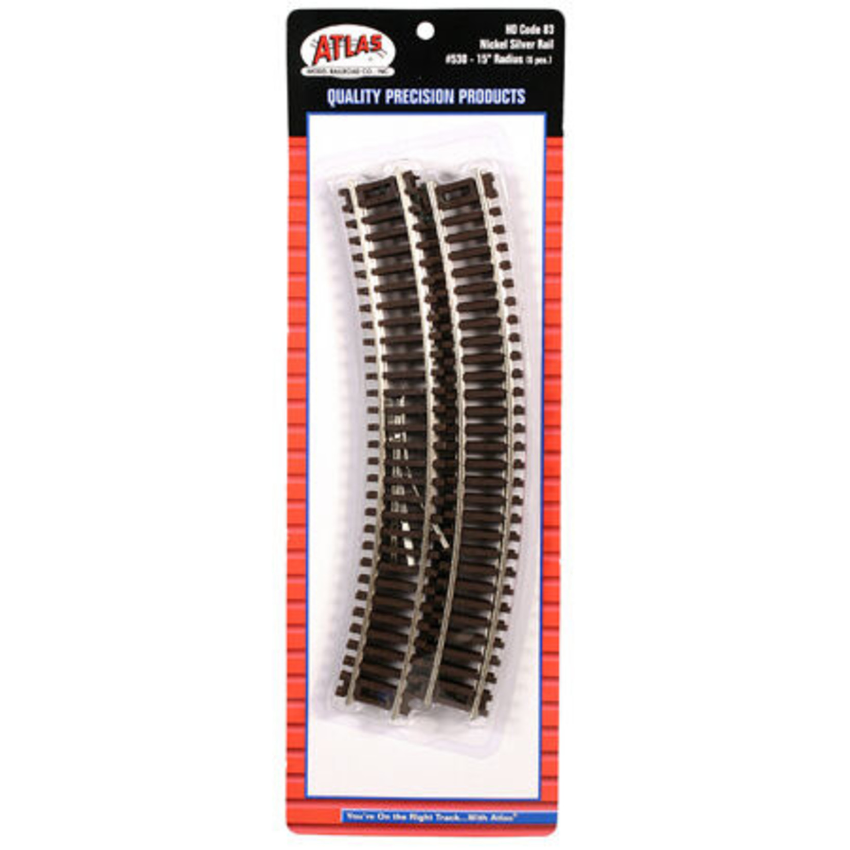 Atlas HO Code 83 15" Radius Curve (6)