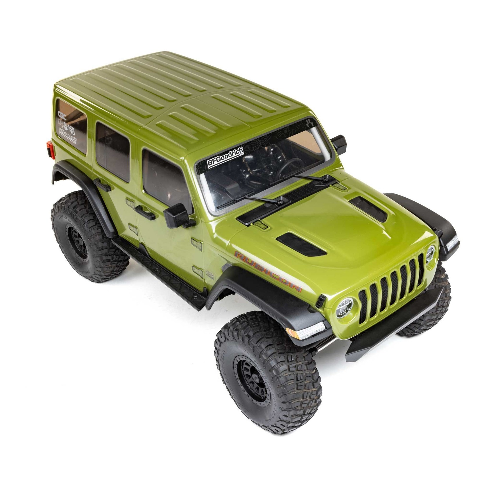 1/6 SCX6 Jeep JLU Wrangler 4WD Rock Crawler RTR: Green - Get A Hobby