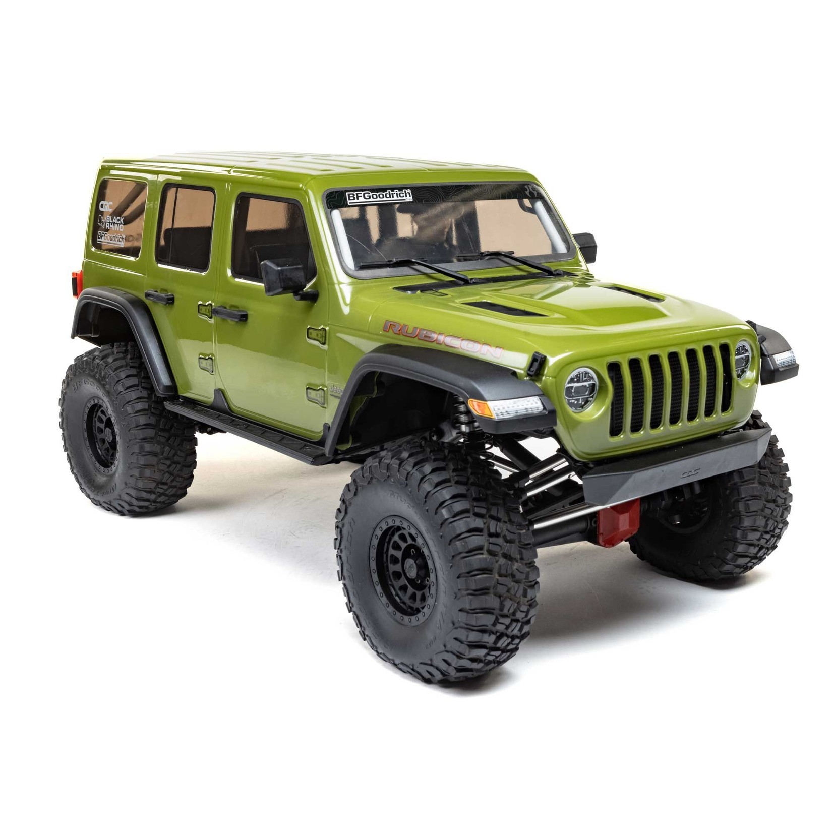 1/6 SCX6 Jeep JLU Wrangler 4WD Rock Crawler RTR: Green - Get A Hobby