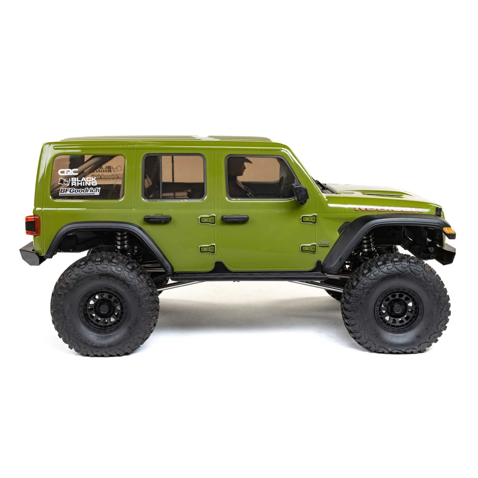 1/6 SCX6 Jeep JLU Wrangler 4WD Rock Crawler RTR: Green - Get A Hobby