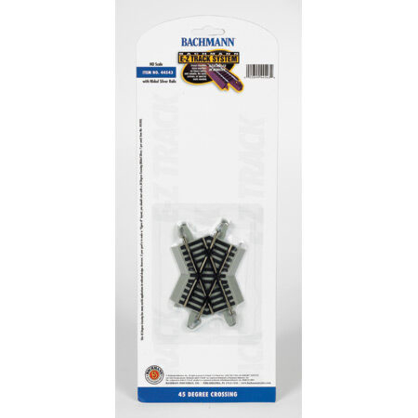 Bachmann HO NS EZ 45-Degree Crossing