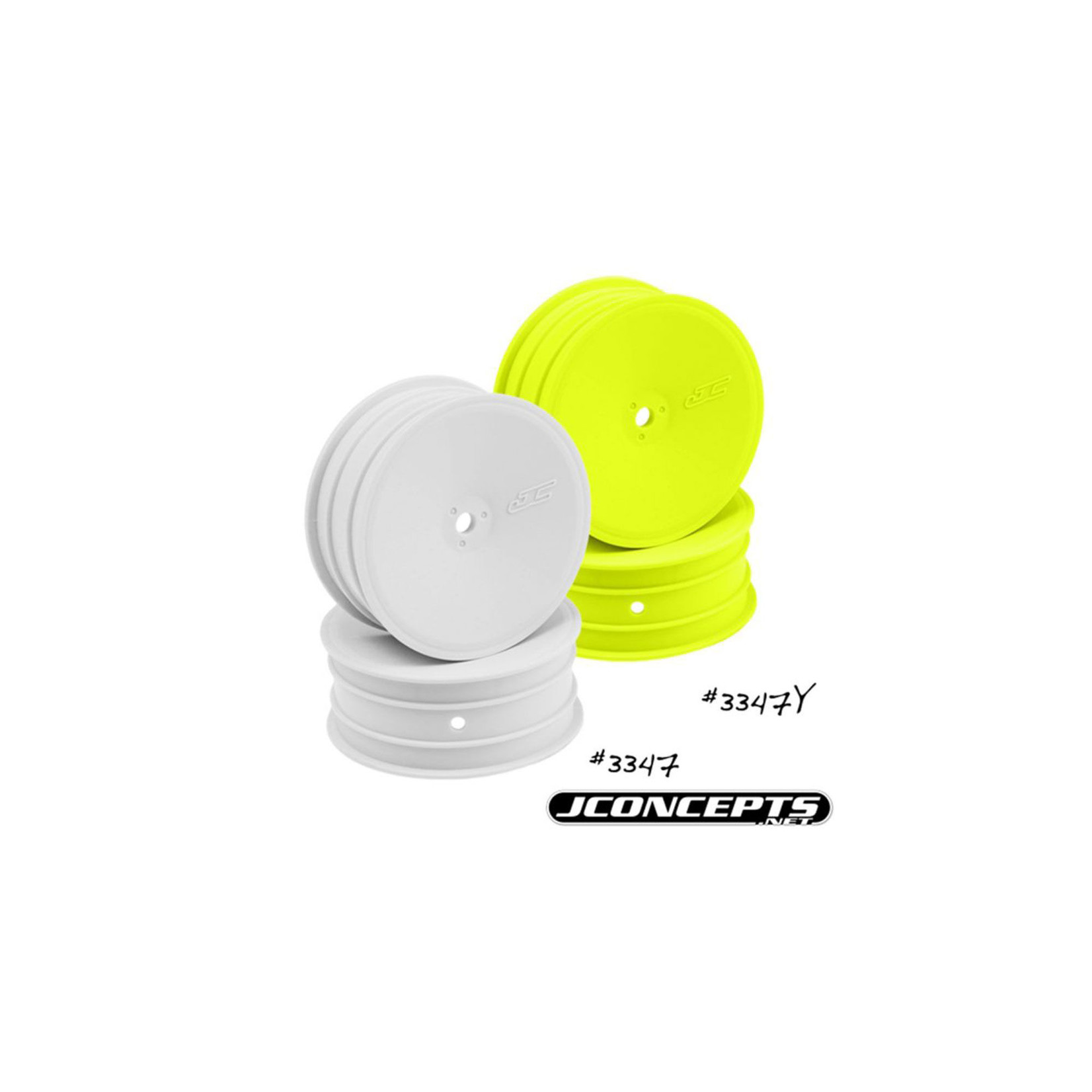 JConcepts Front Mono, 12mm Hex Wheel, Yellow: B5, B4.1, RB5