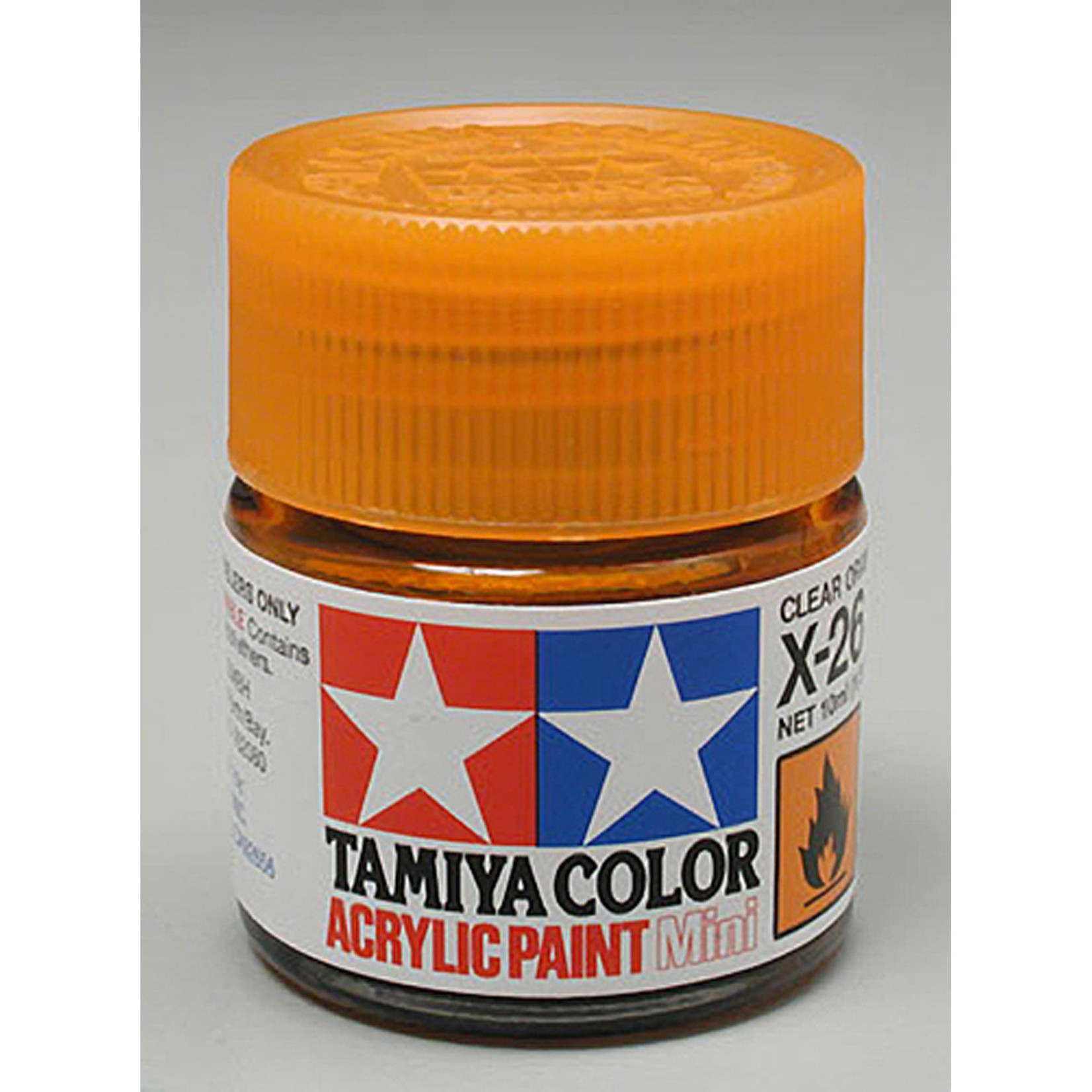 Tamiya Acrylic Mini X26, Clear Orange