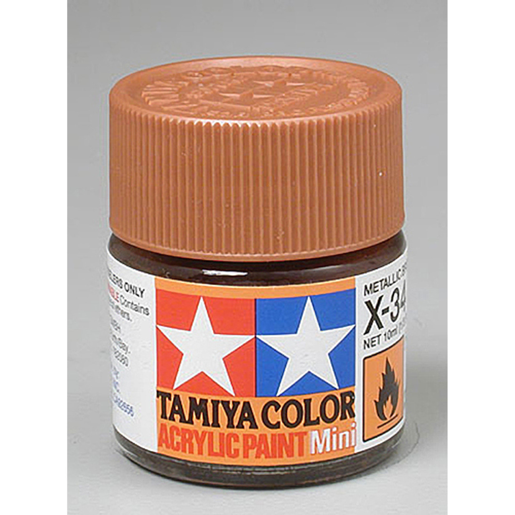 Tamiya Acrylic Mini X34, Metallic Brown
