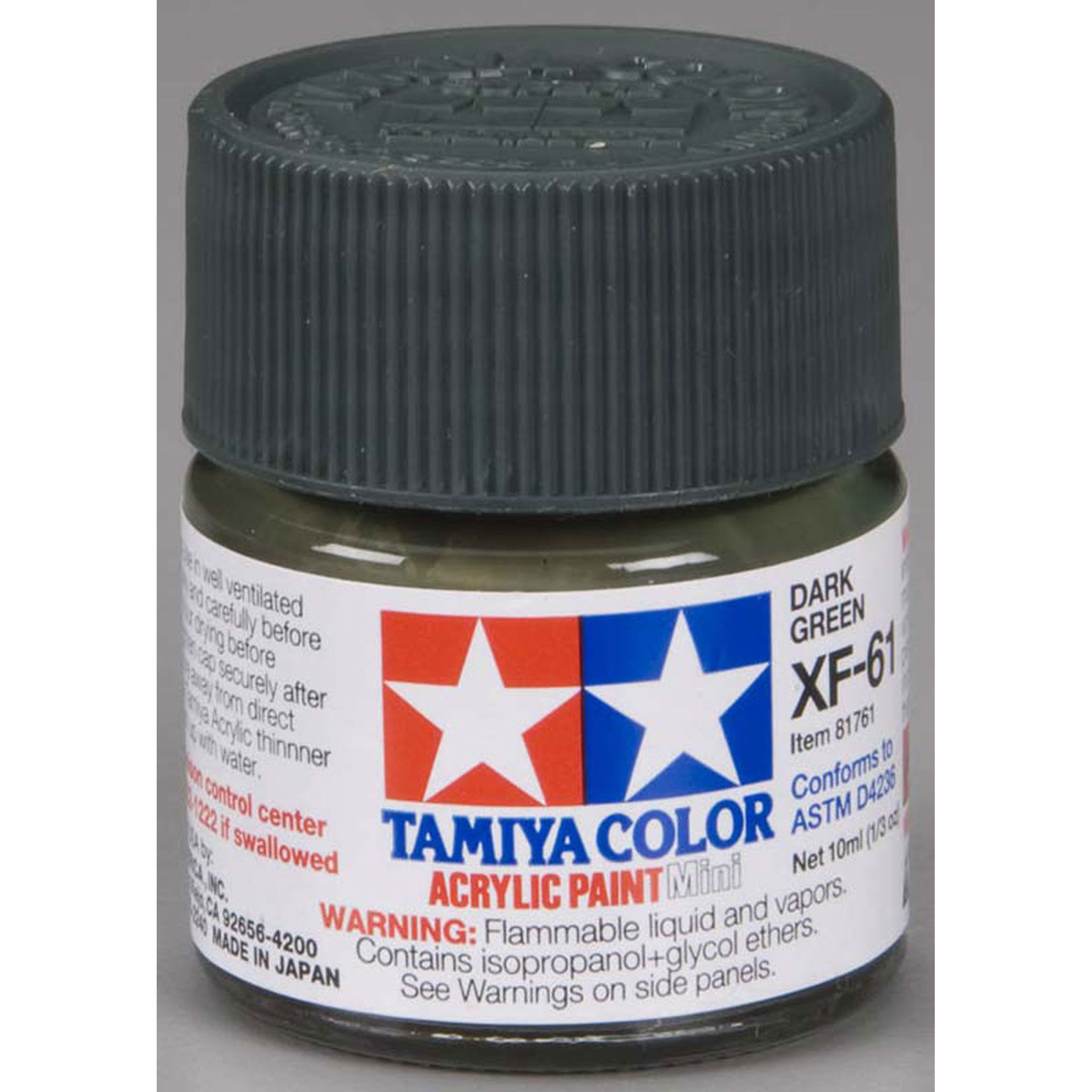 Tamiya Acrylic Mini XF61, Dark Green