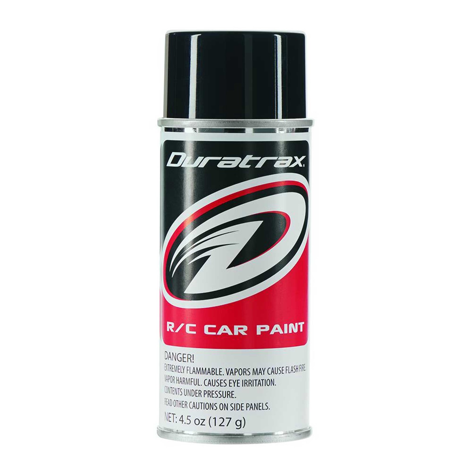 Duratrax Polycarb Spray, Basic Black, 4.5 oz