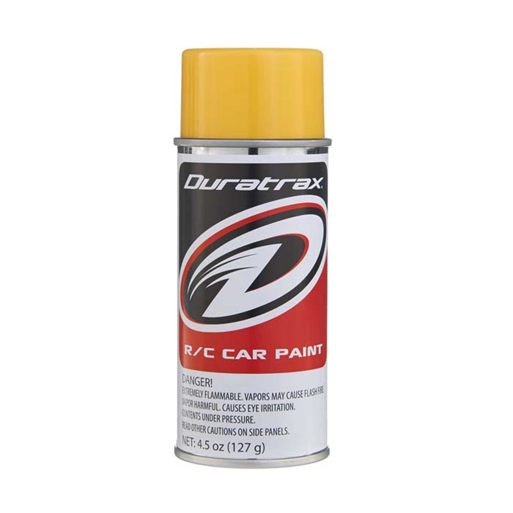 Duratrax Polycarb Spray, Mellow Yellow, 4.5 oz