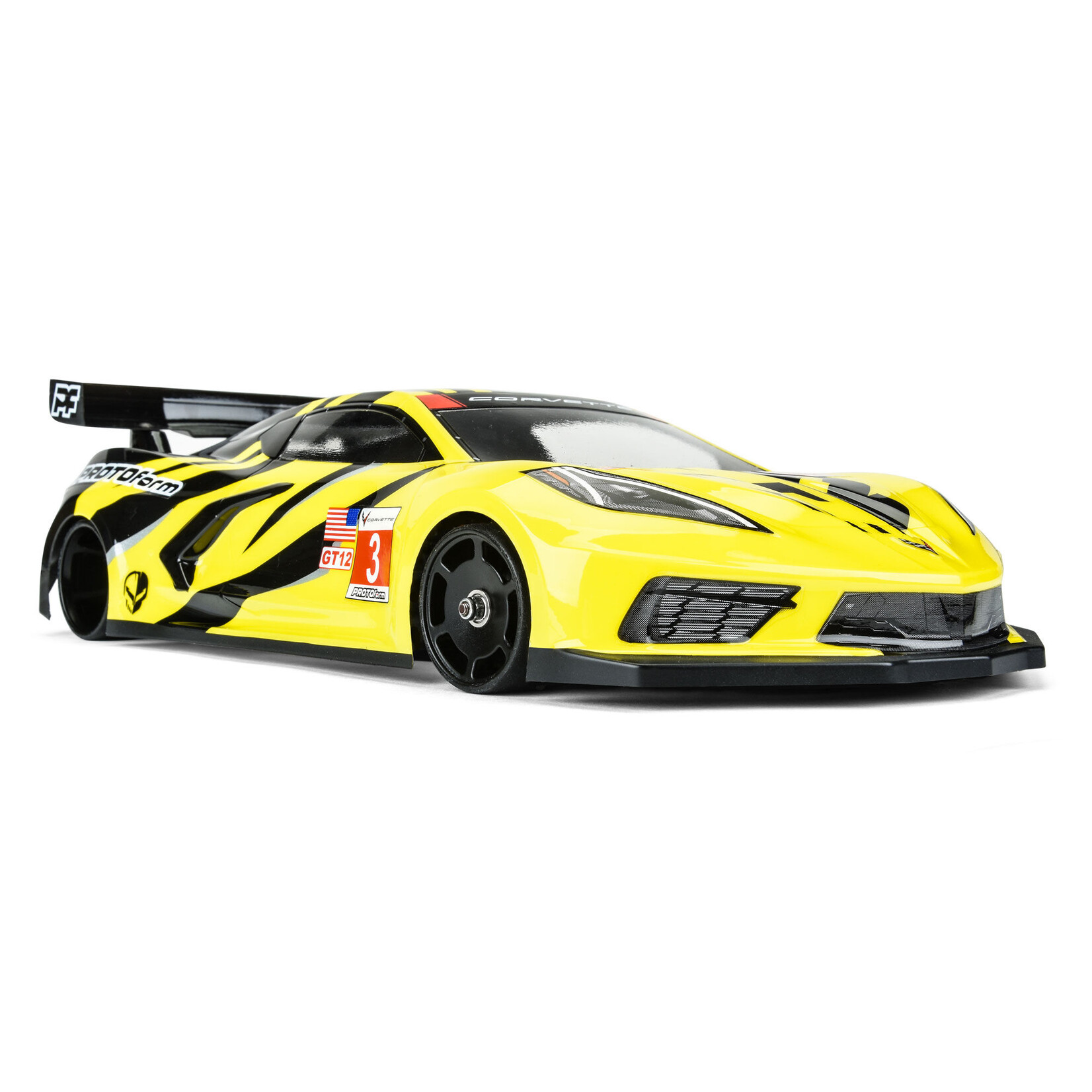 ProtoForm 1/12 Chevrolet Corvette C8 Clear Body: GT12