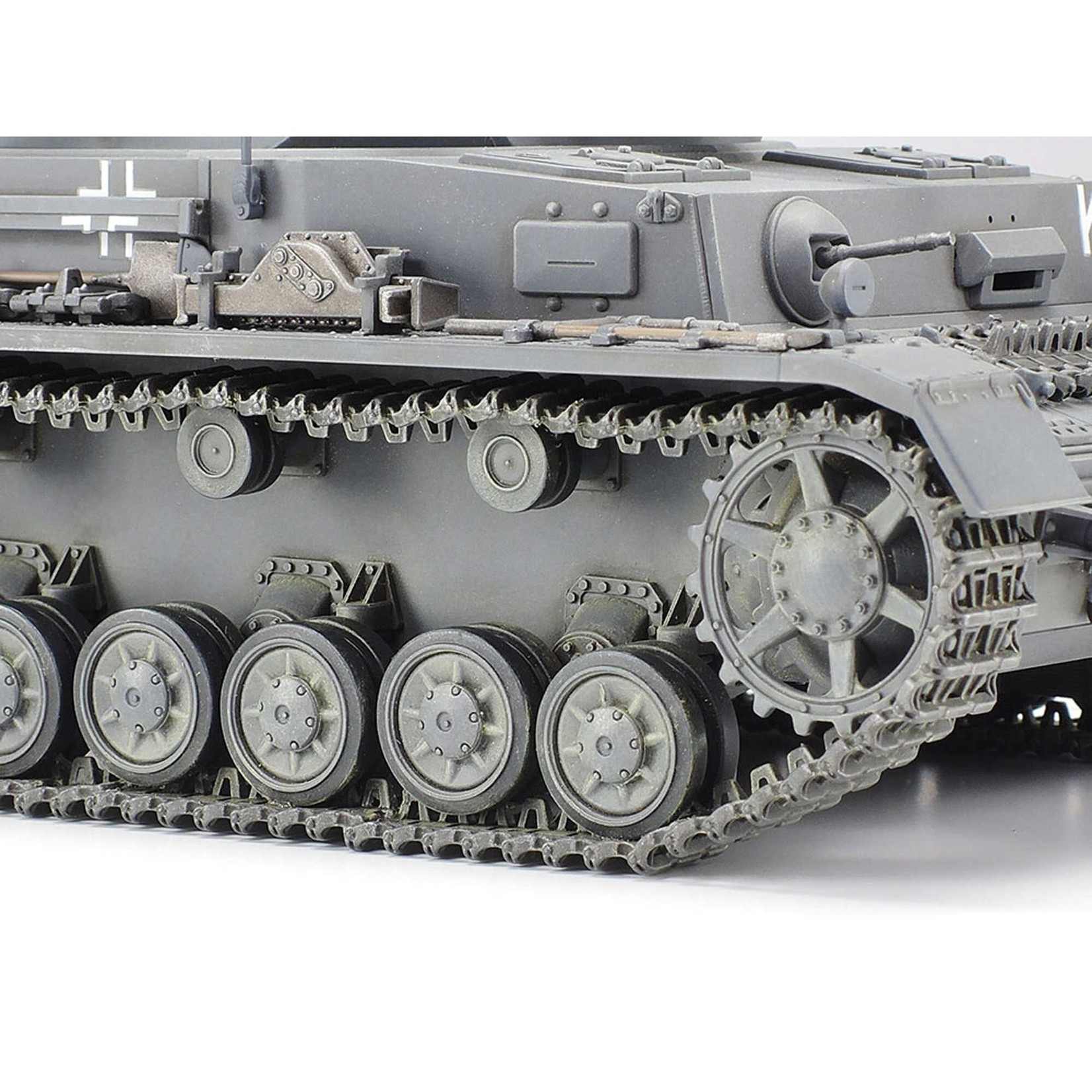 1/35 German Tank Panzer IV Ausf.F & Motorcycle Model Set