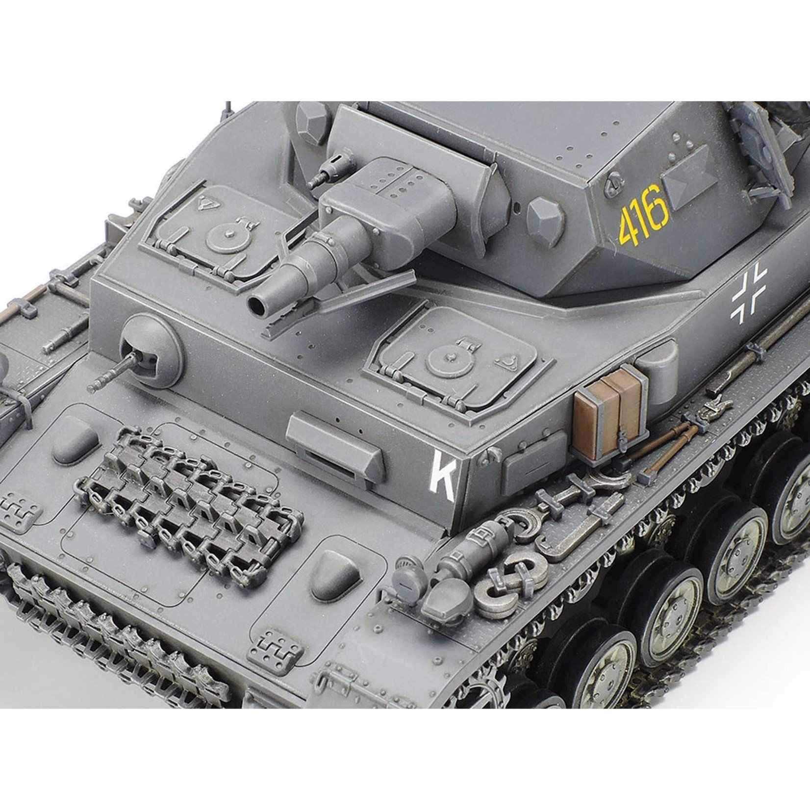 1/35 German Tank Panzer IV Ausf.F & Motorcycle Model Set