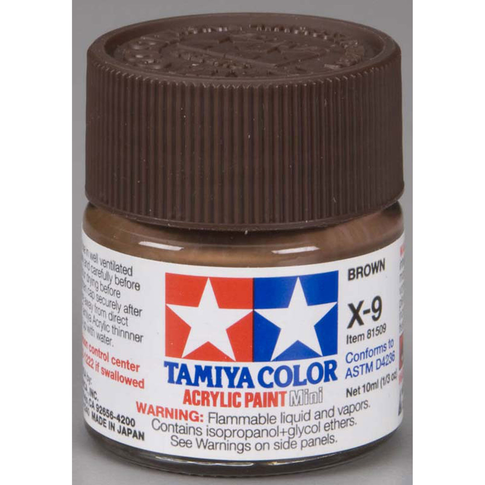 Tamiya Acrylic Mini X9, Brown