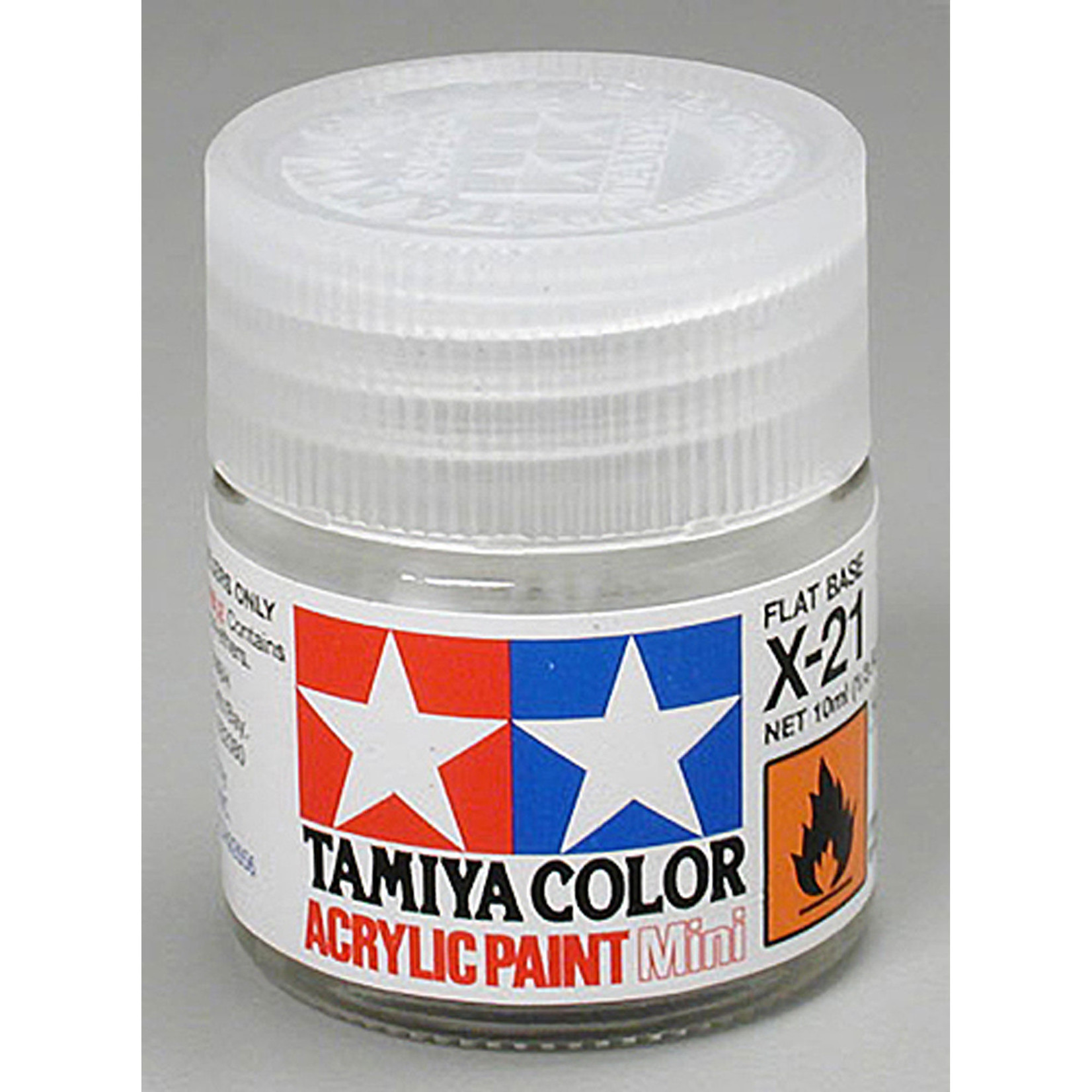 Tamiya Acrylic Mini X21, Flat Base