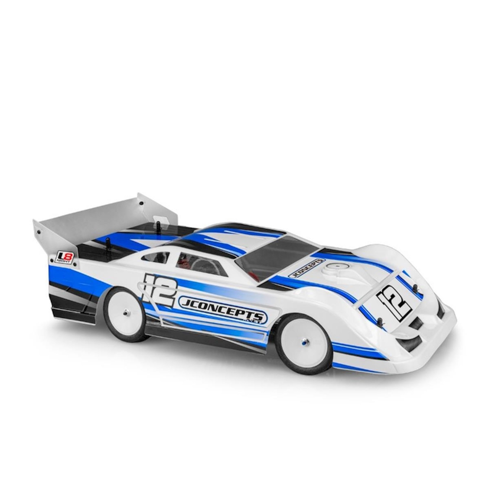 JConcepts L8 Night 10.25" Wide: Late Model Clear Body