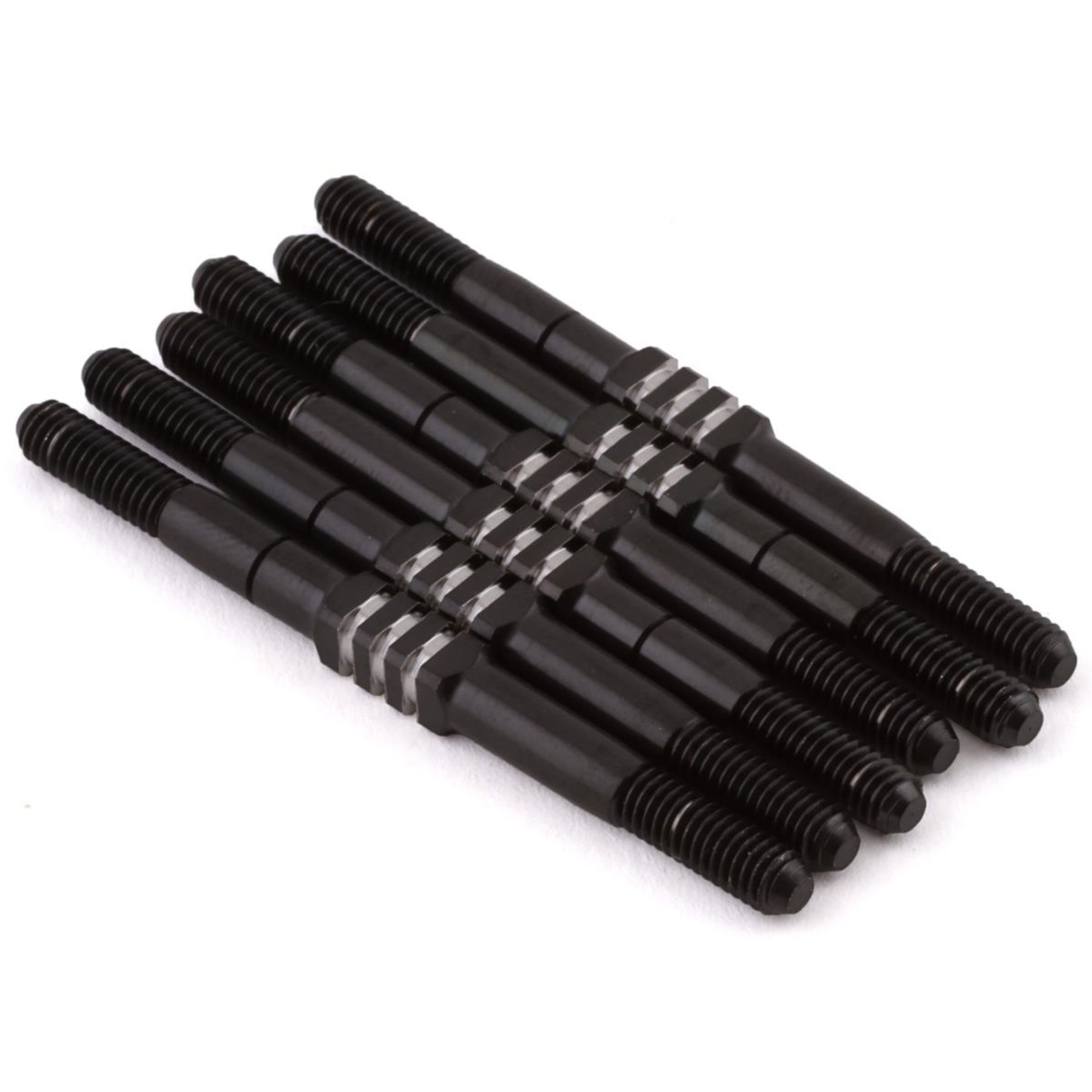 JConcepts TLR 22 5.0 3.5mm Fin turnbuckle kit 6pc - black