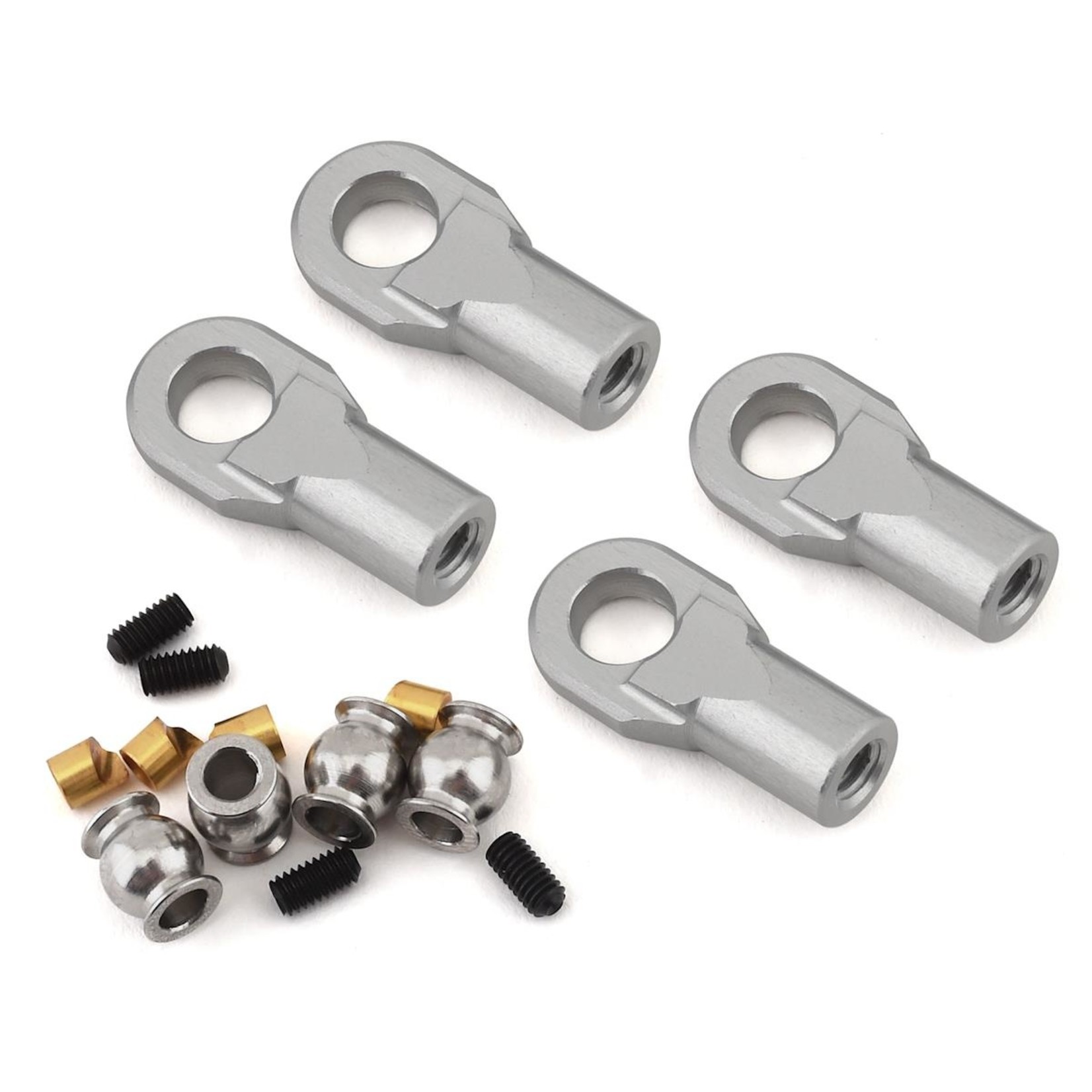 Vanquish Products Machined Rod Ends Clear - Straight M4