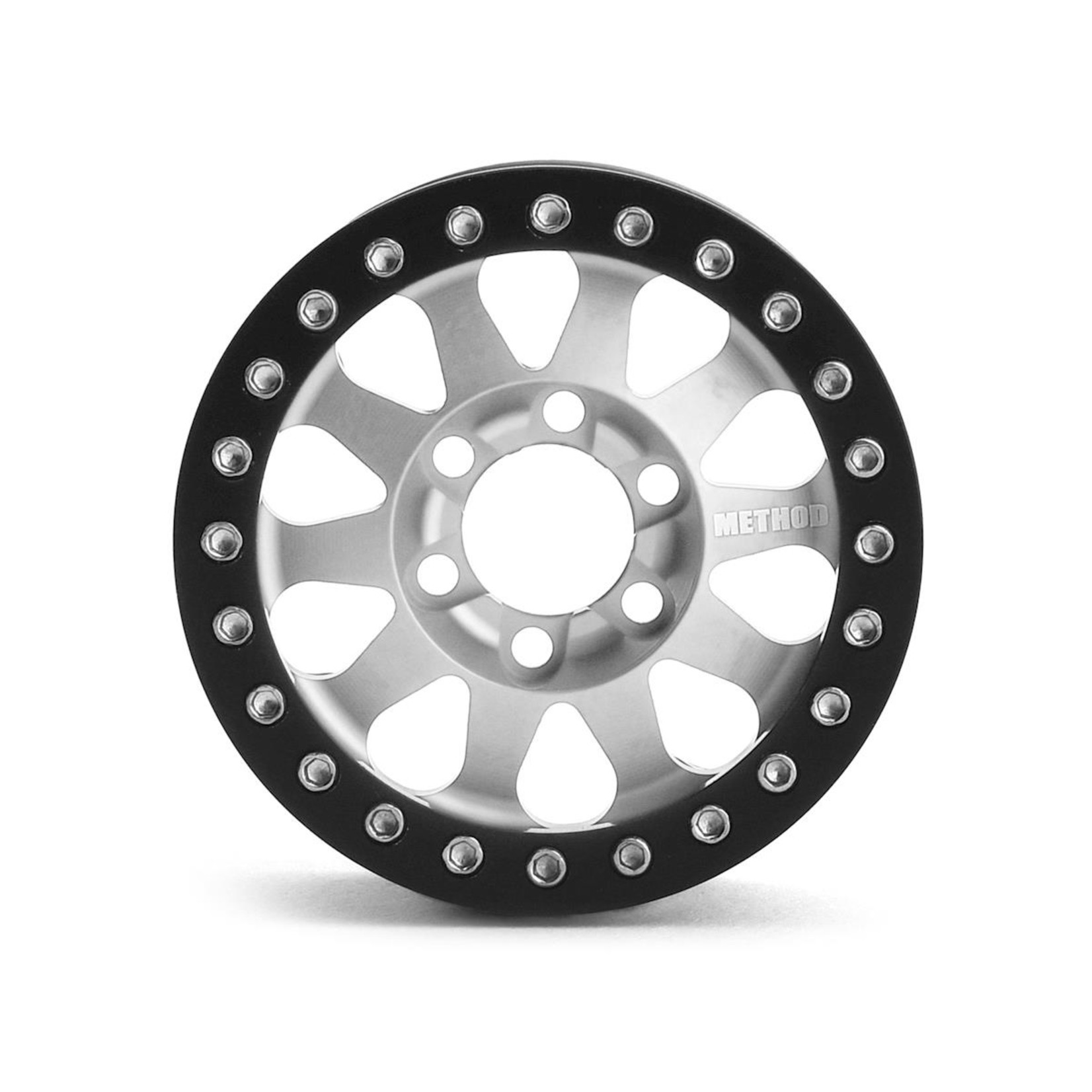 Vanquish Products 1/10 Method 101 V2 1.9 Race Crawler Wheels, 12mm Hex, Clear Anodized (2)