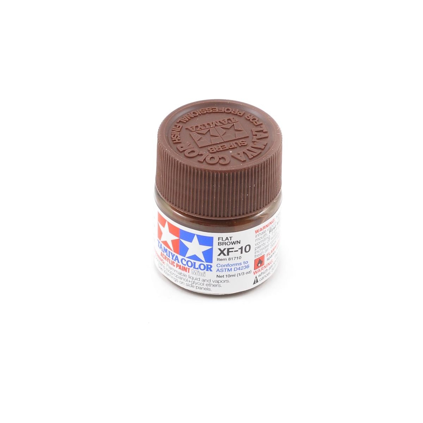 Tamiya Acrylic Mini XF10, Flat Brown