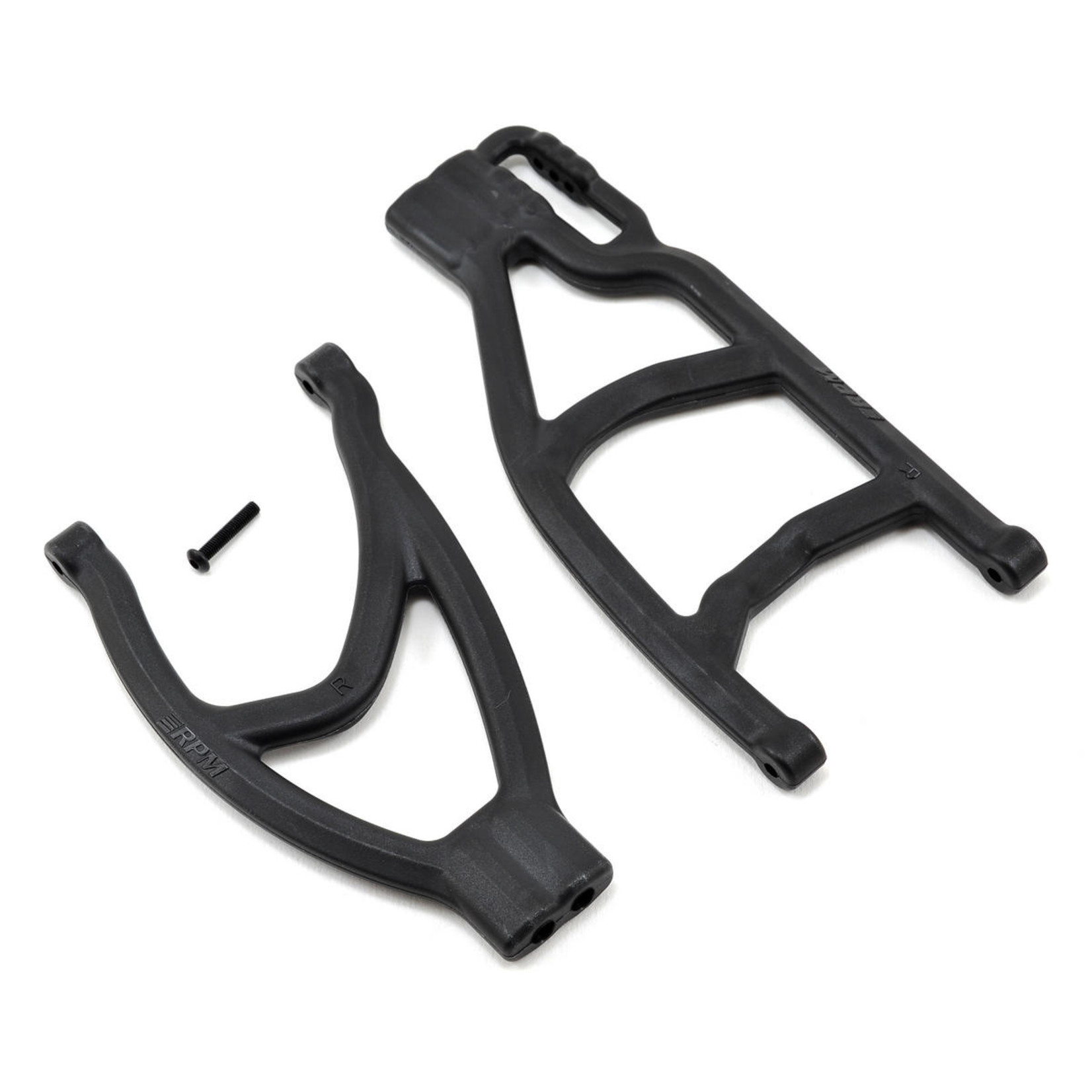 RPM Extended Right Rear A-Arms, Black: TRA Summit, Revo