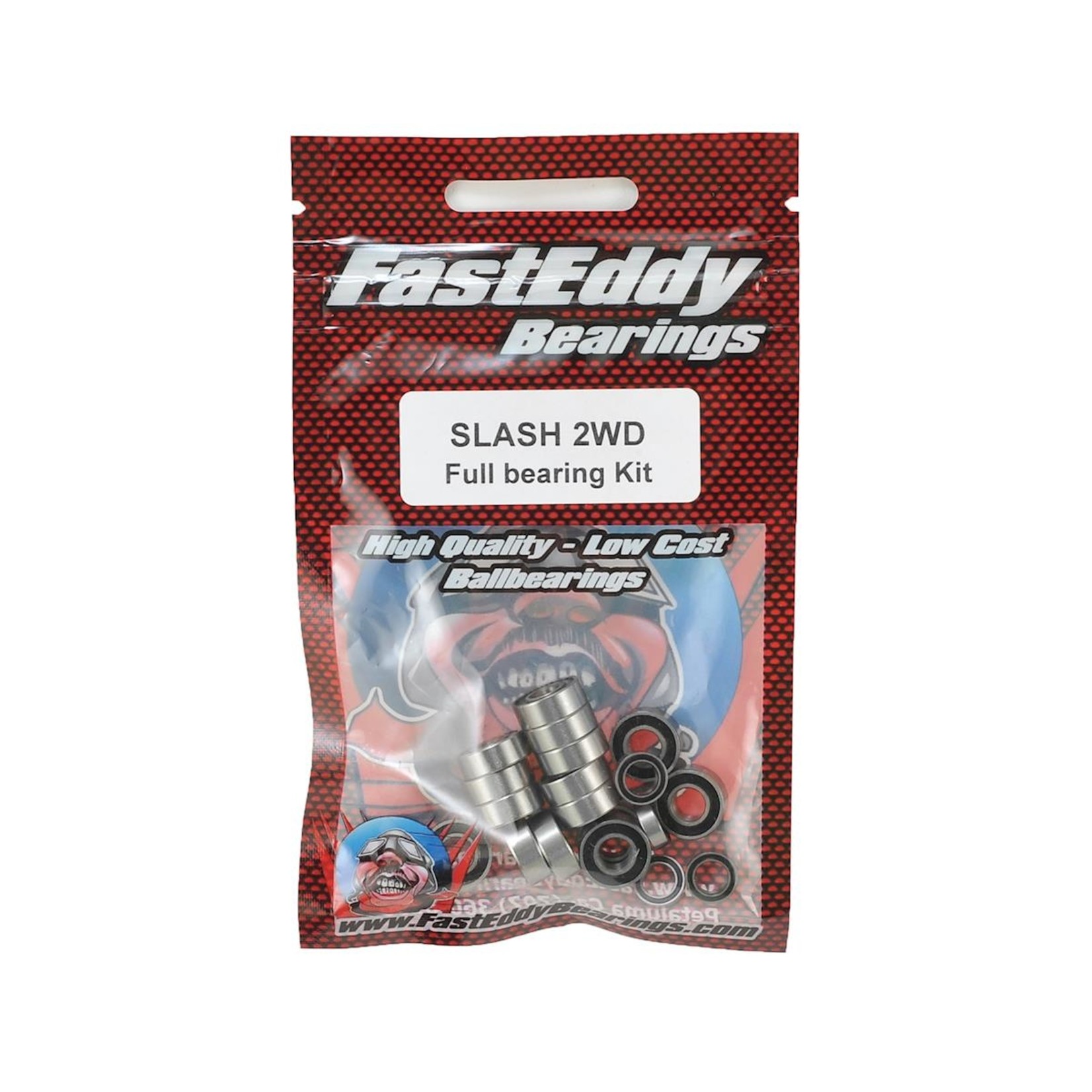 Fast Eddy Sealed Bearing Kit: Traxxas Slash 2WD