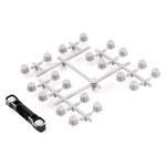 DR10/ProSC10 Aluminum Suspension Mount w/Inserts (Black)