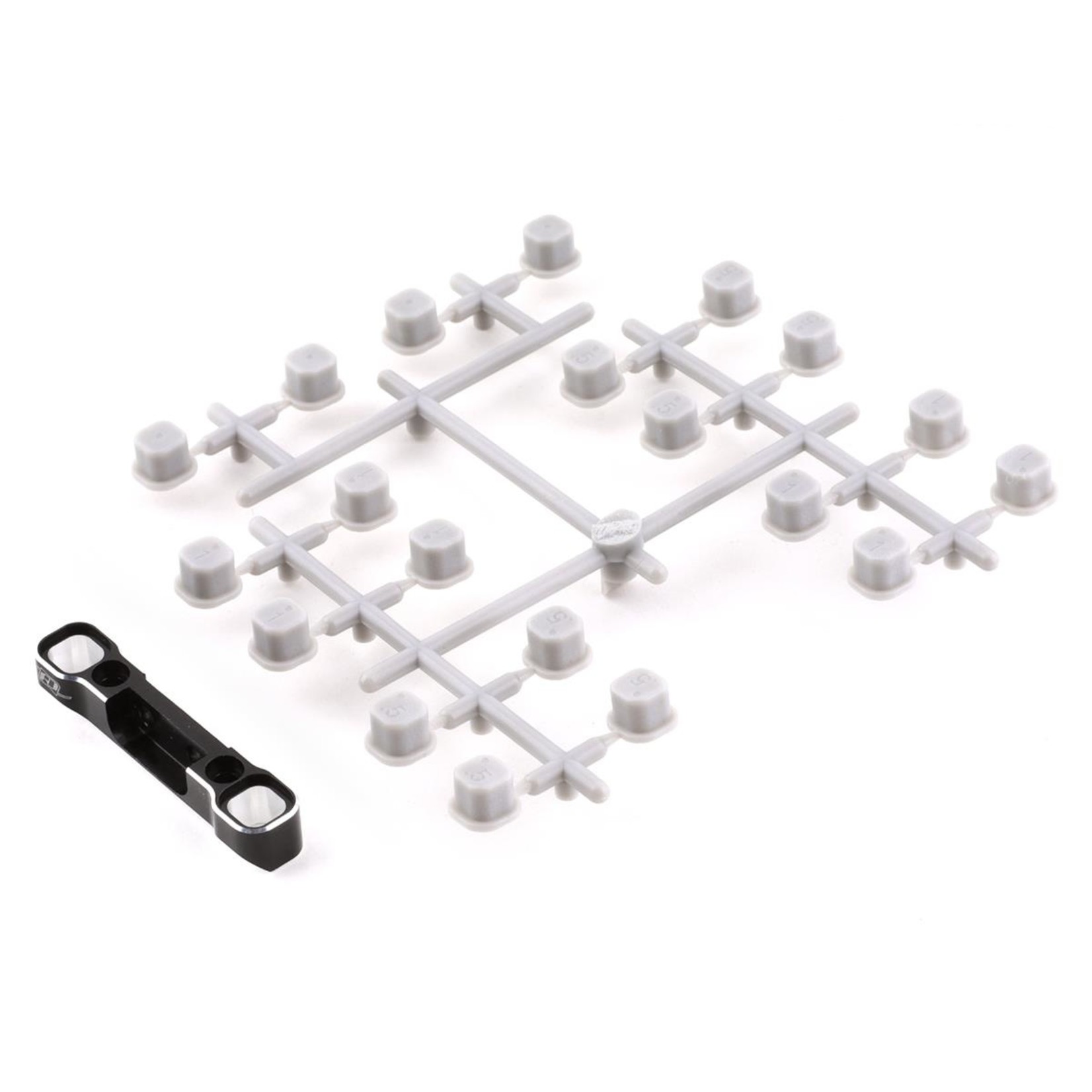 DR10/ProSC10 Aluminum Suspension Mount w/Inserts (Black)